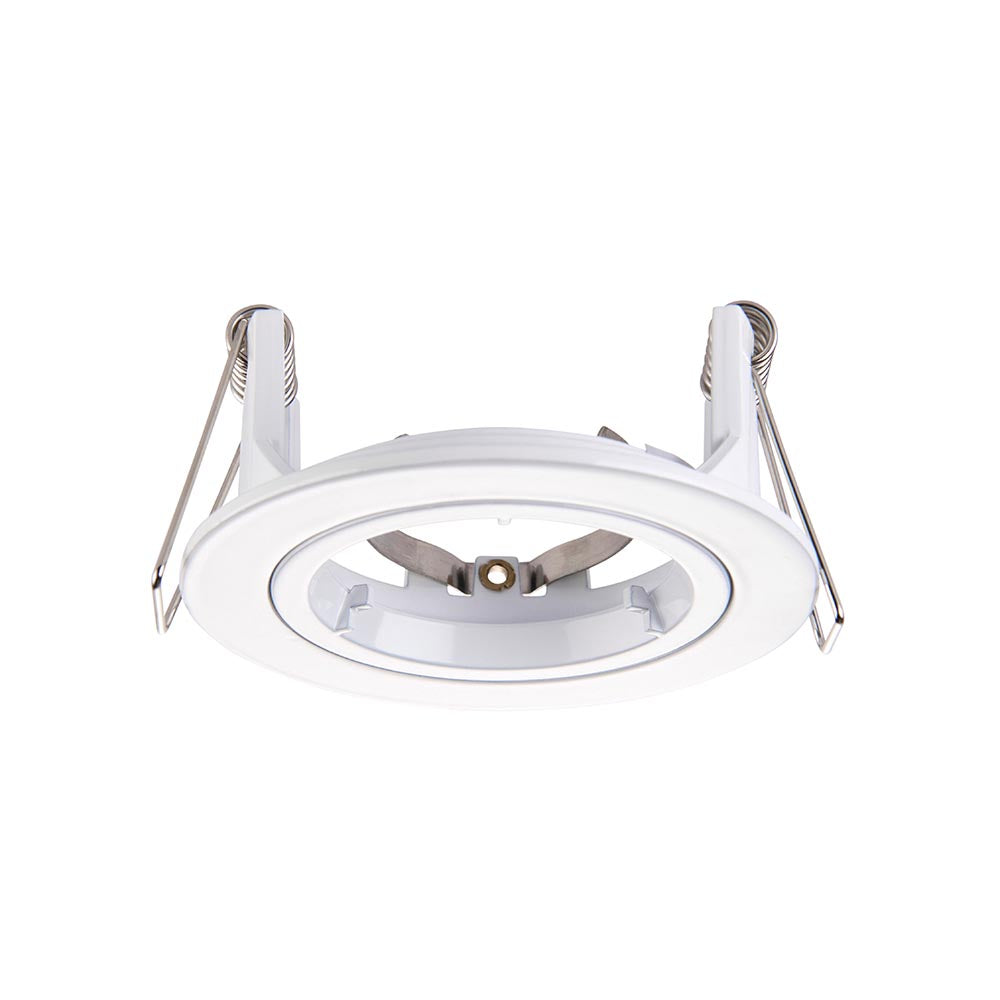 Cast Fixed White Recessed Downlight — side profile