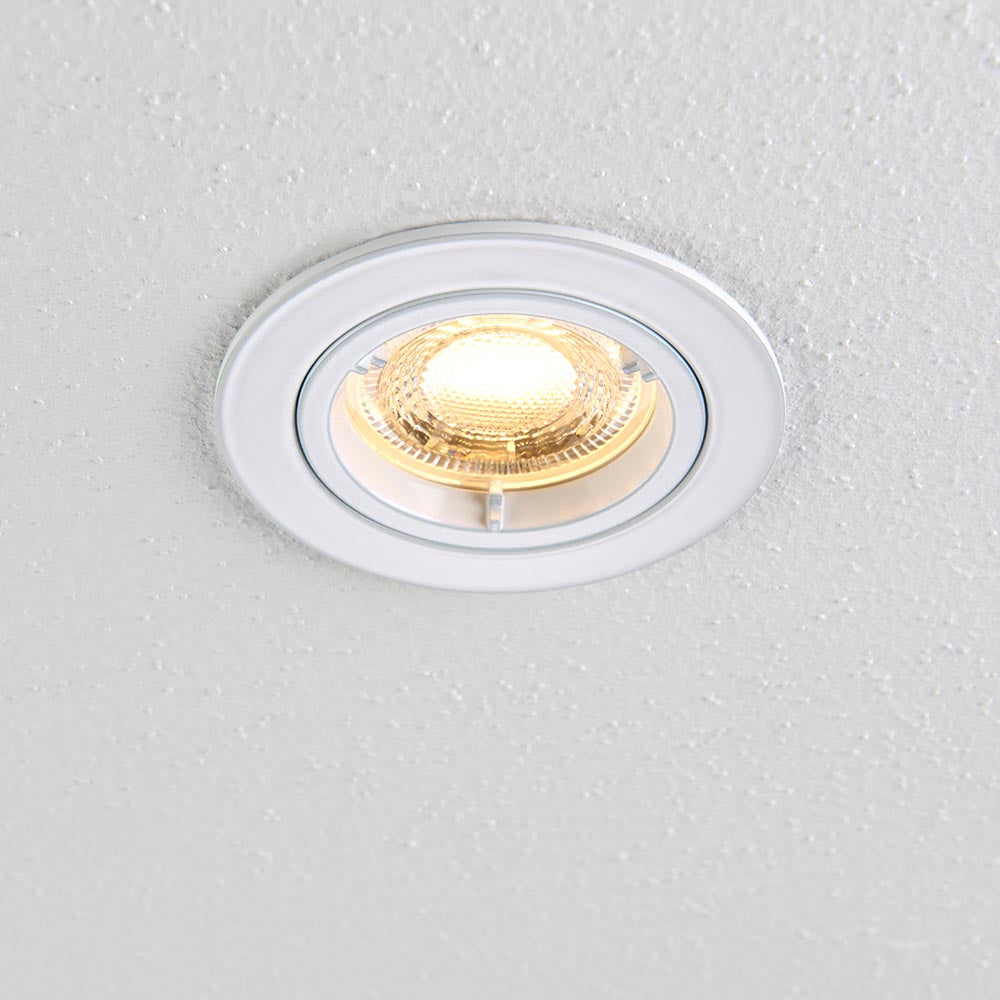 Cast Fixed White Recessed Downlight — alternate view