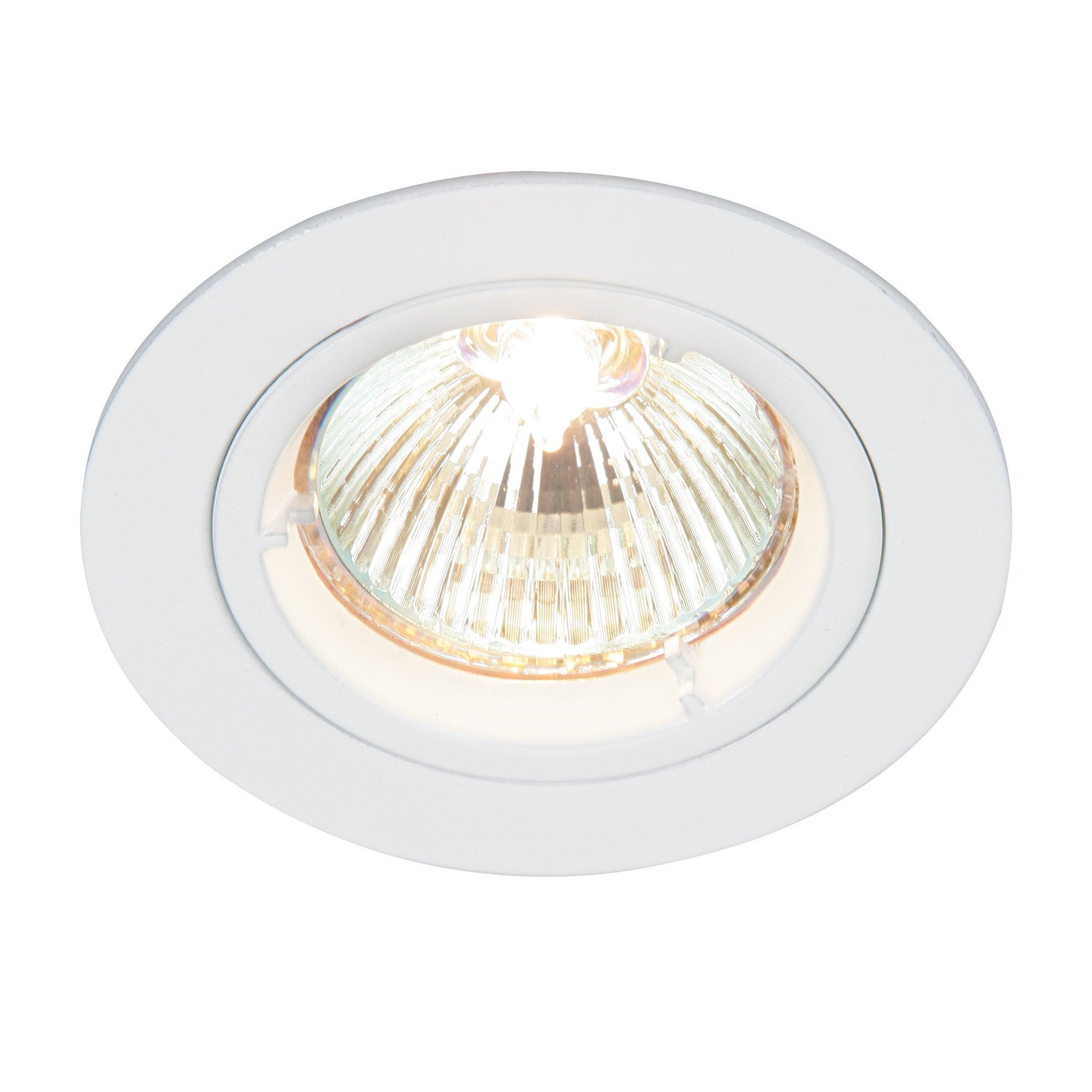 Cast Fixed White Recessed Downlight-WAREHOUSE-40-290626