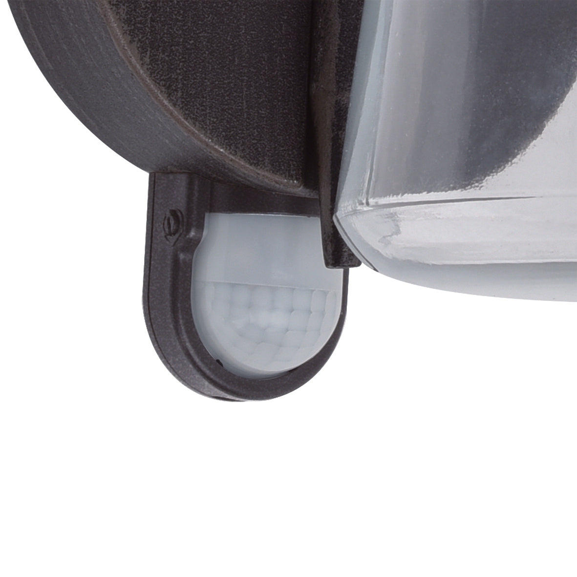 Lutec Cate PIR Outdoor Wall Light - Black-Rust