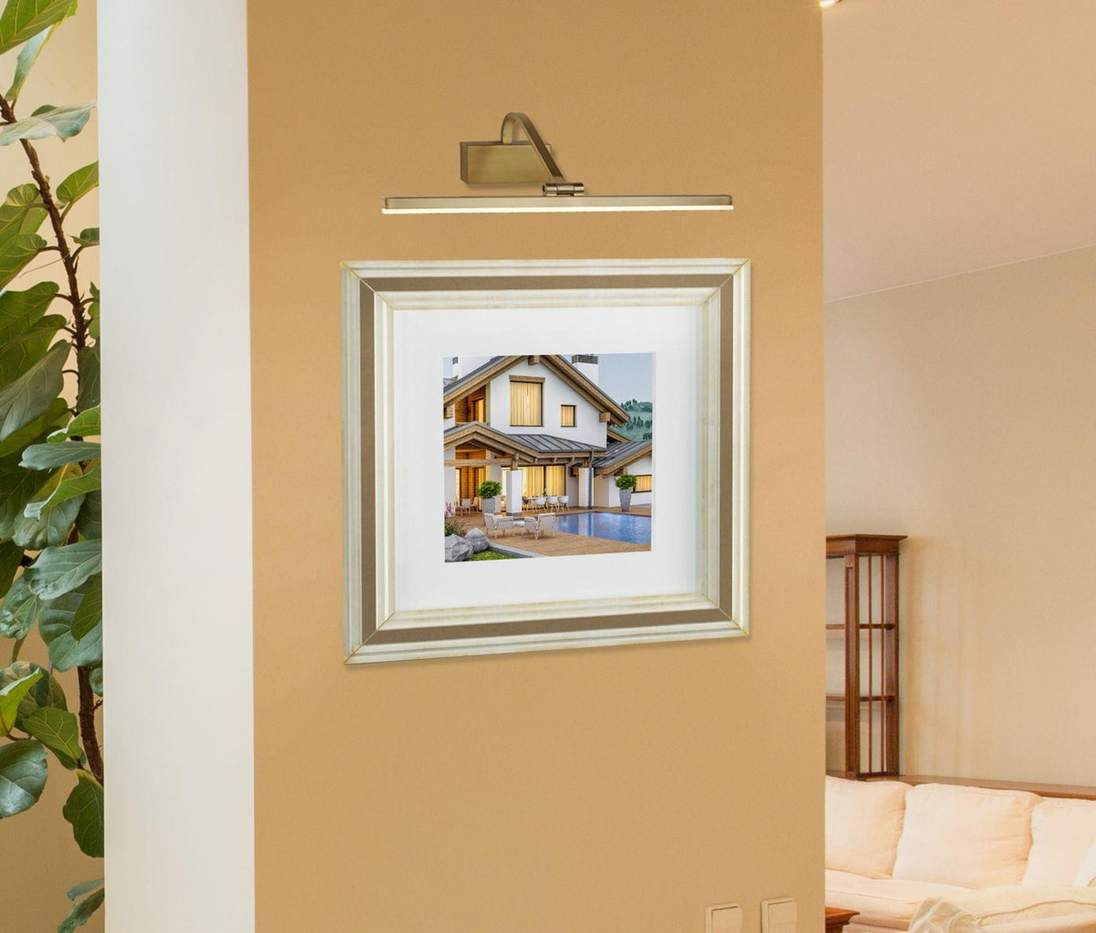 Searchlight Bilbao LED Bronze Picture Light - 51cm-warehouse-180926