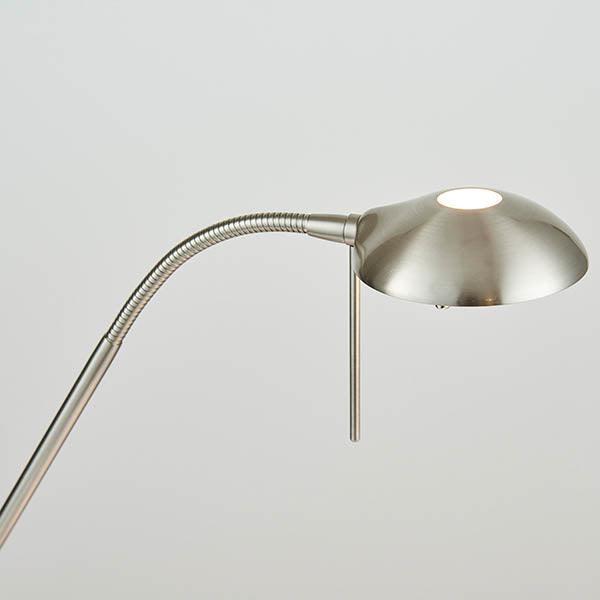 Endon Hackney Satin Chrome Finish Table Lamp