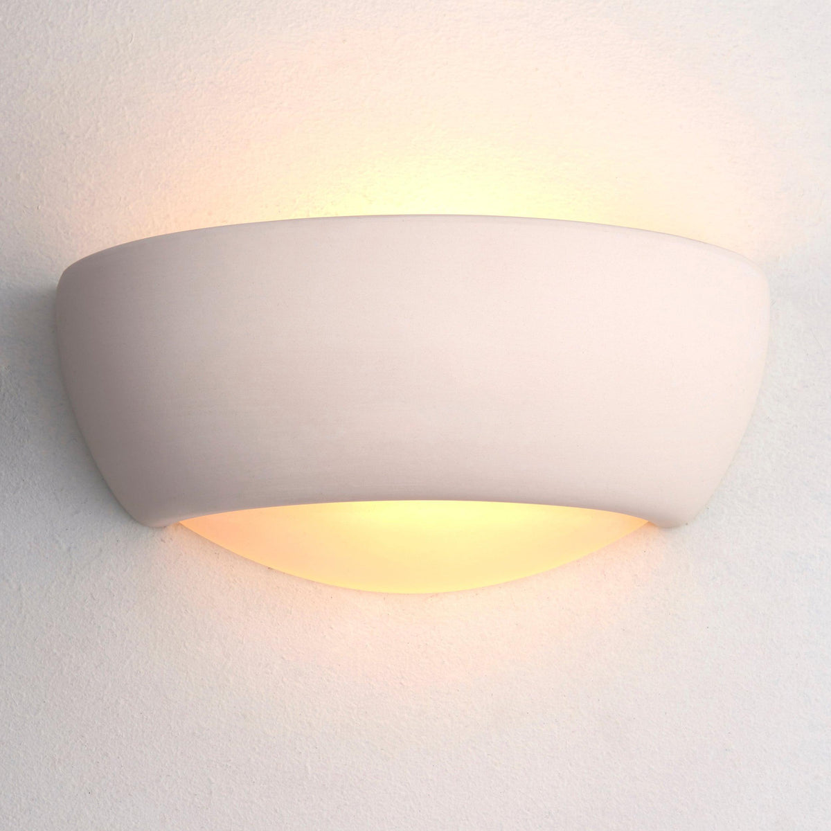 Endon Eton Unglazed Ceramic Wall Light-OB-180926
