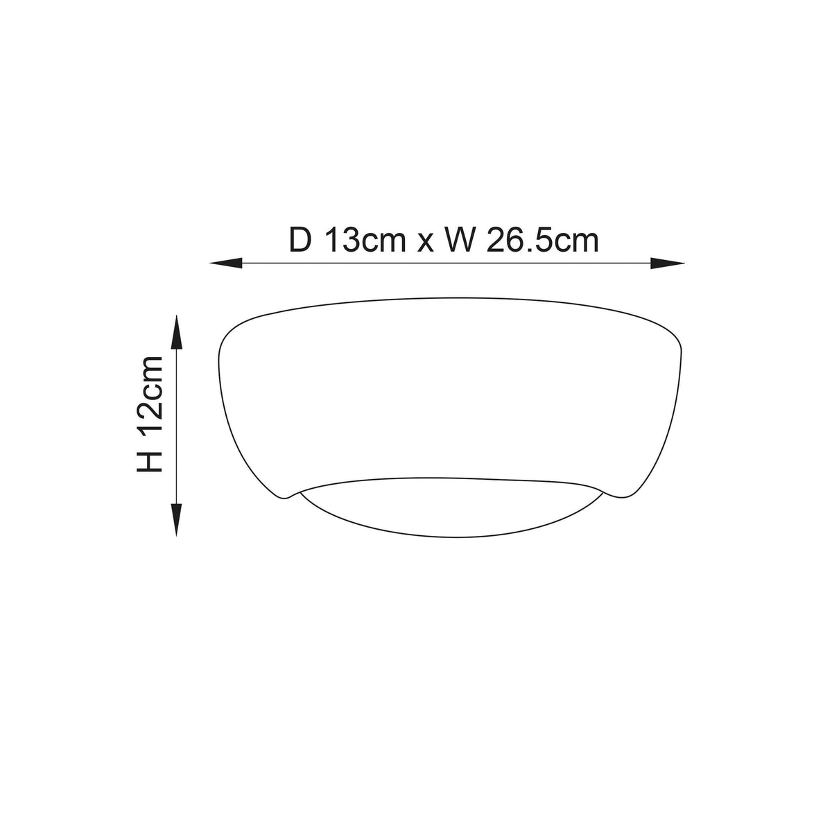 Endon Eton Unglazed Ceramic Wall Light-OB-180926
