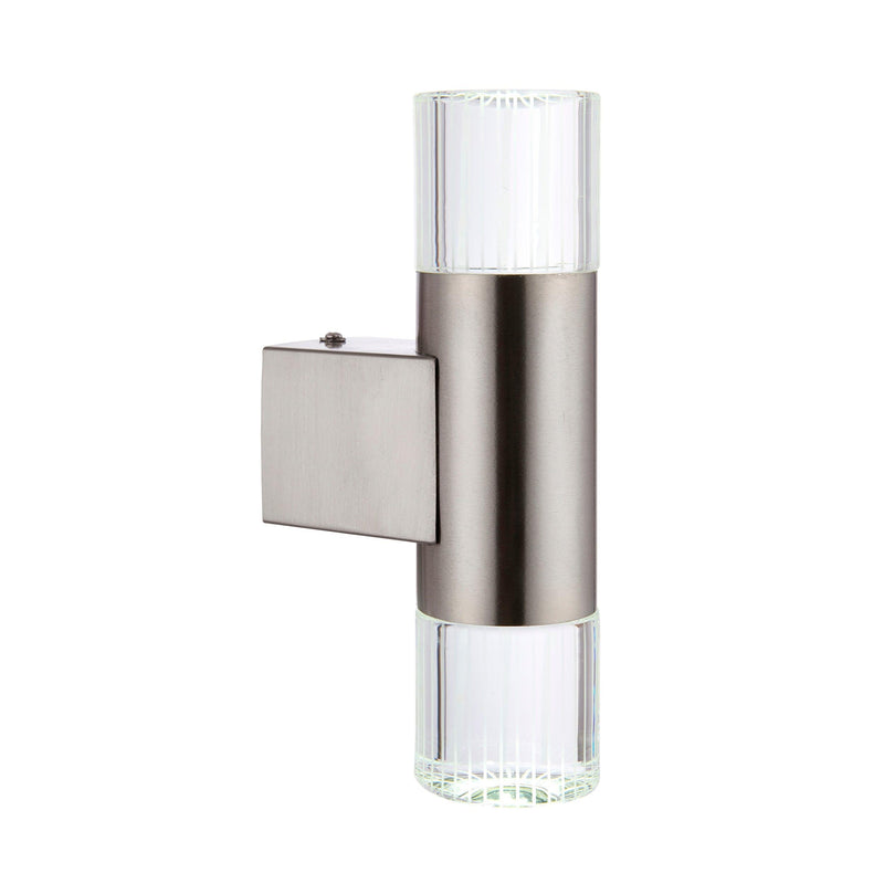 Endon Grant Stainless Steel LED Outdoor Up & Down Wall Light
