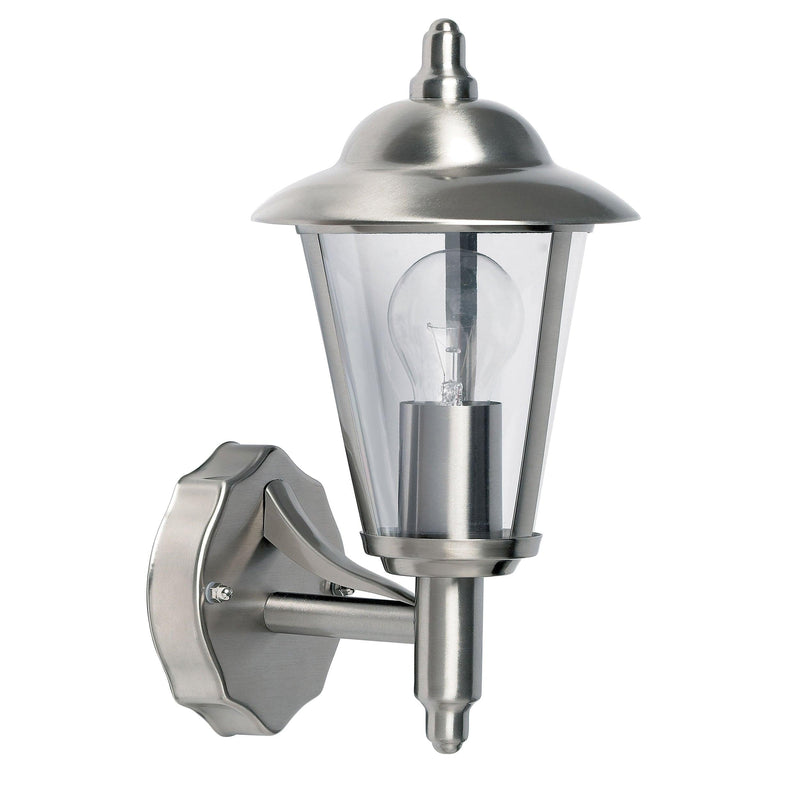 Klien Polished Stainless Steel Upright Outdoor Wall Light