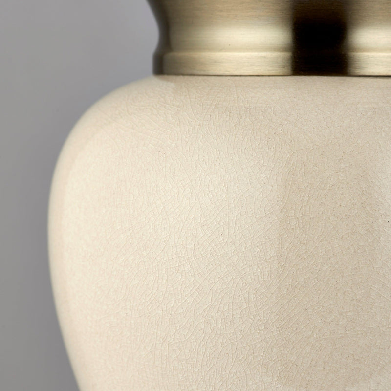 Dalston Cream Ceramic Table Lamp (Base Only)