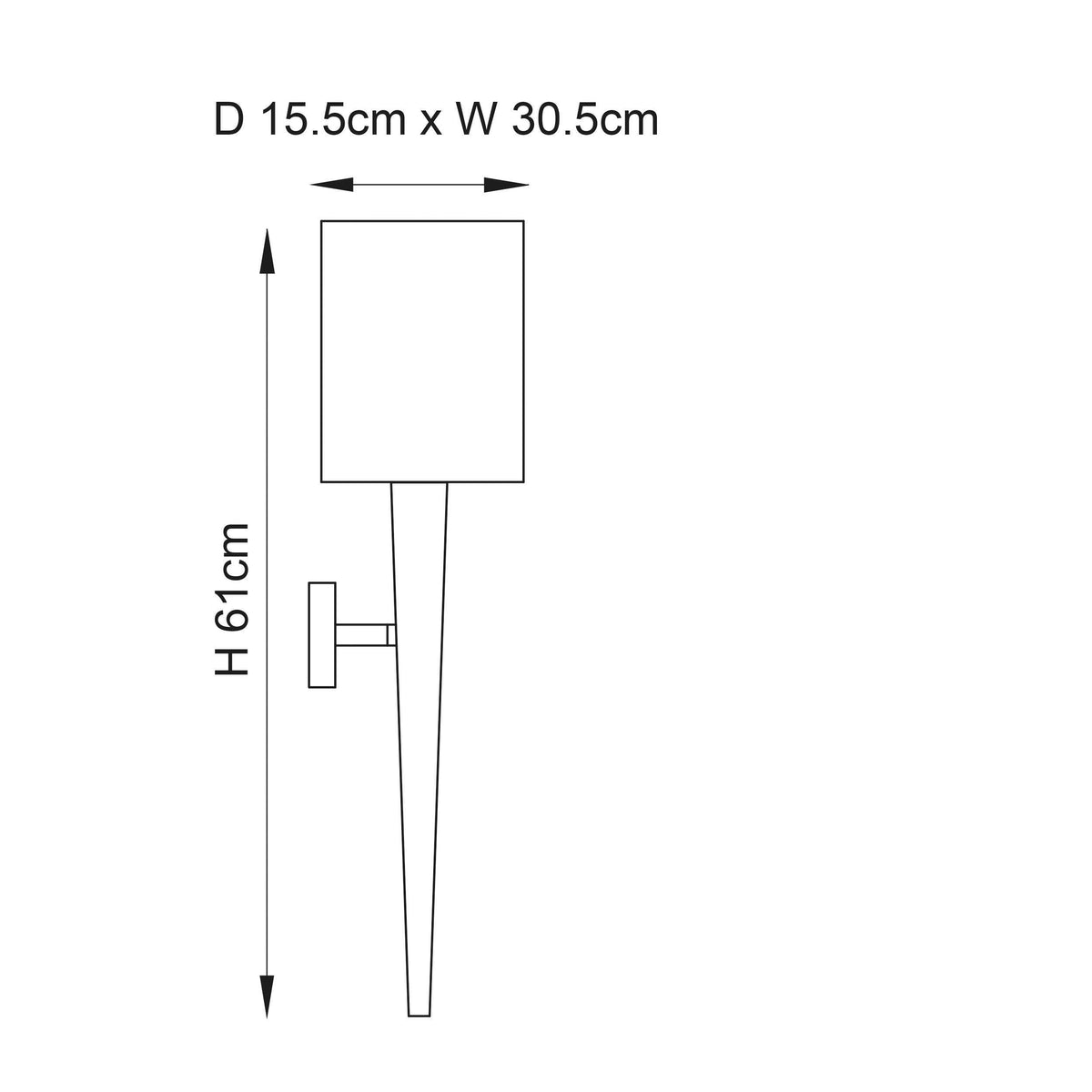 Moreto Chrome & Grey Faux Silk Wall Light - Endon Lighting-OB-180926