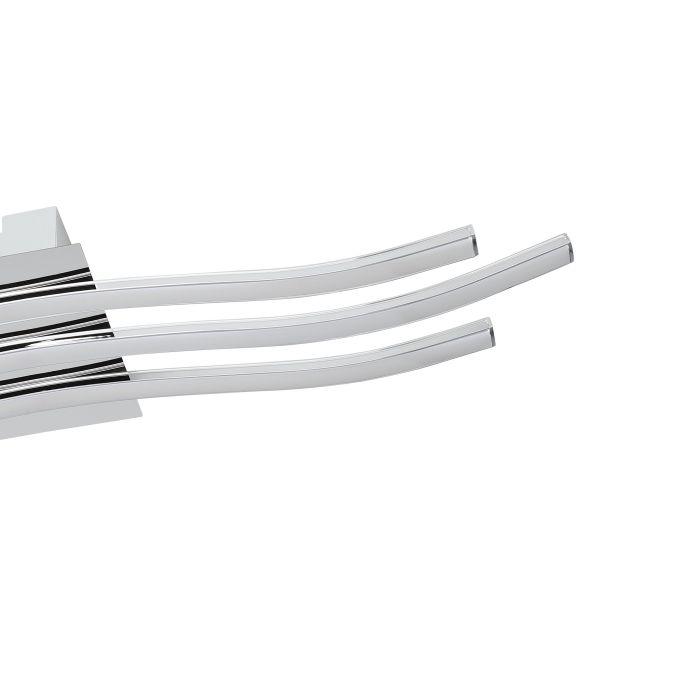 eglo roncade chrome led flush hallway lighting 