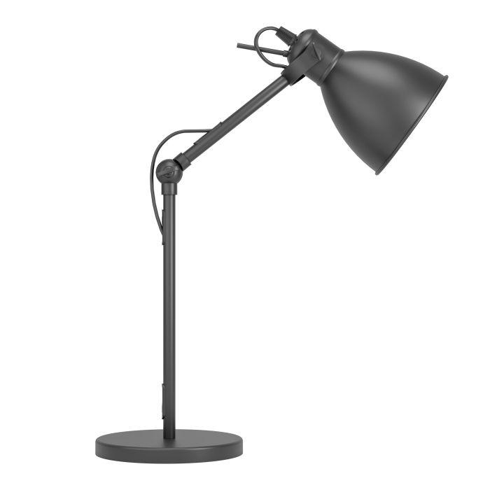 eglo priddy adjustable black table lamp Hallway Lighting Close up