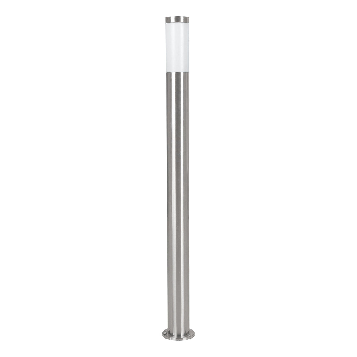 Eglo Helsinki Silver Outdoor IP65 Bollard Light - 110cm