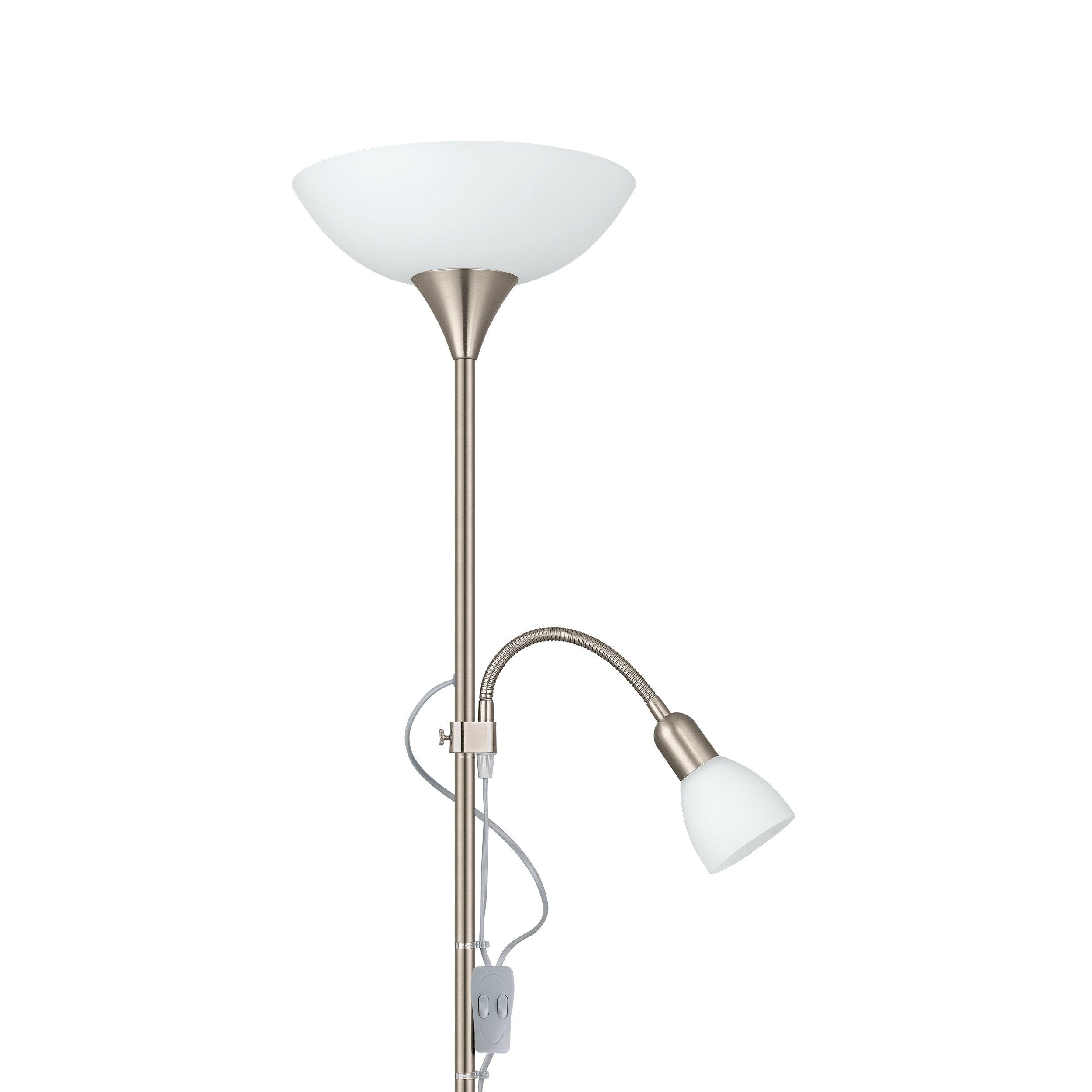 Eglo Up 2 Black Nickel Floor Lamp