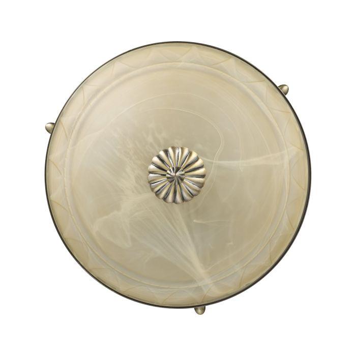 eglo marbella alabaster glass bronze semi flush ceiling light Hallway Lighting Close up