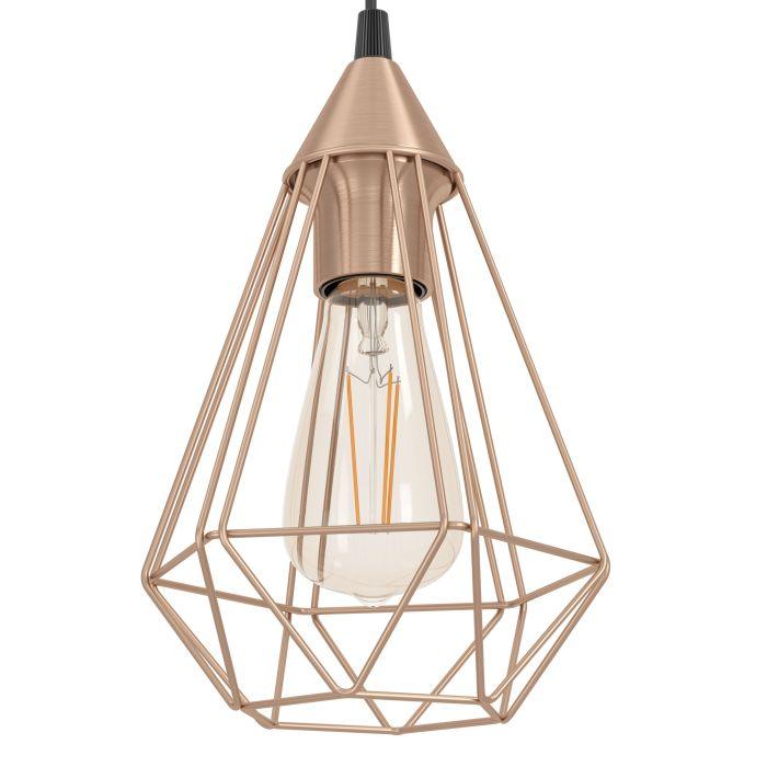 Eglo Tarbes Copper Wire Shade Ceiling Pendant