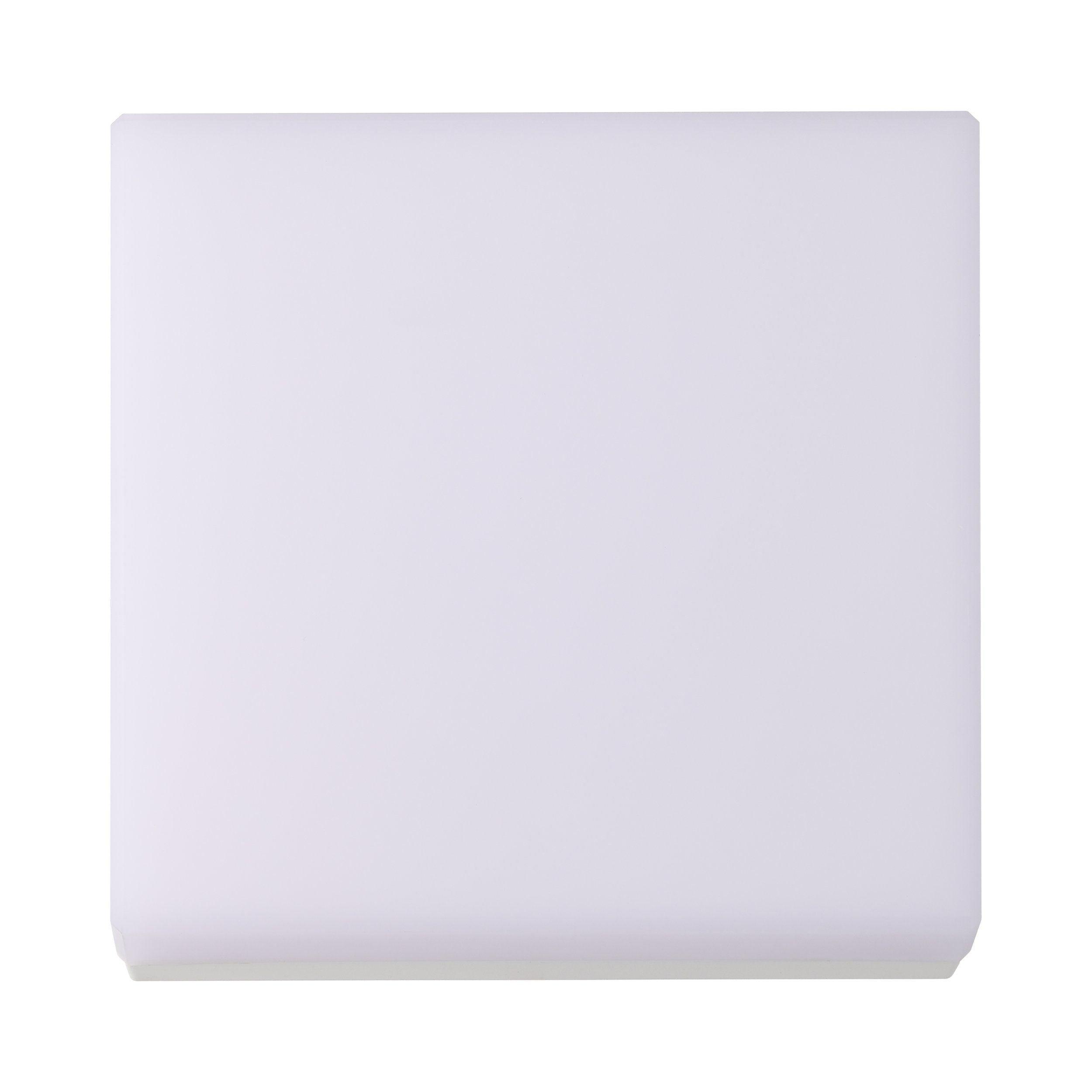 Eglo Sonella LED White Square IP44 Outdoor Wall Light