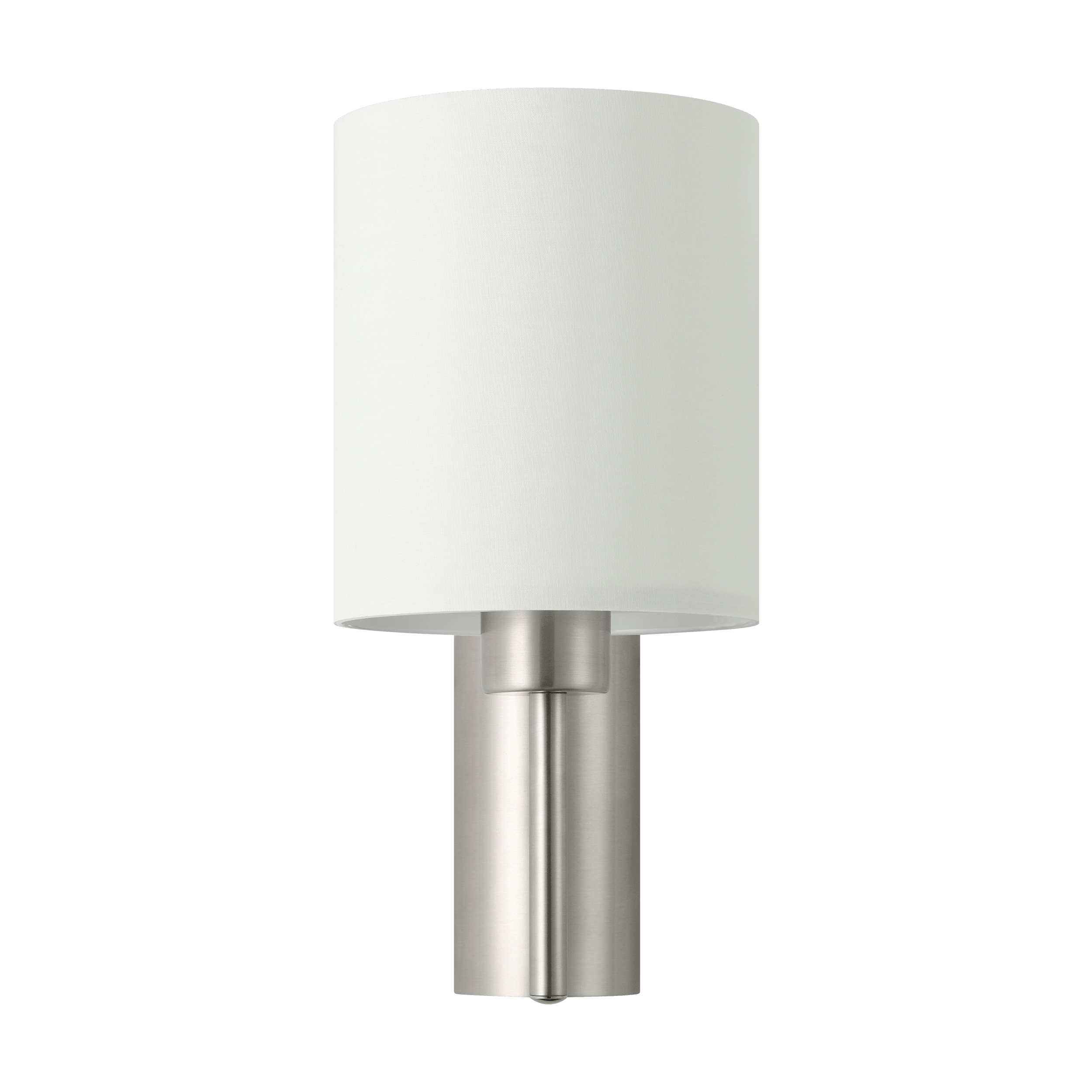 eglo pasteri nickel wall light white shade hallway lighting 
