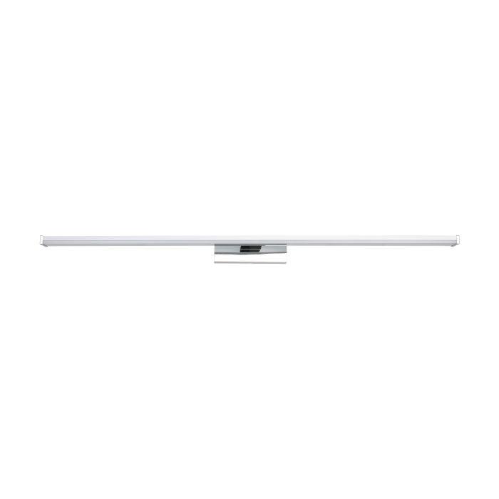 eglo pandella 1 ip44 chrome led bathroom wall mirror light 78cm bedroom lighting 