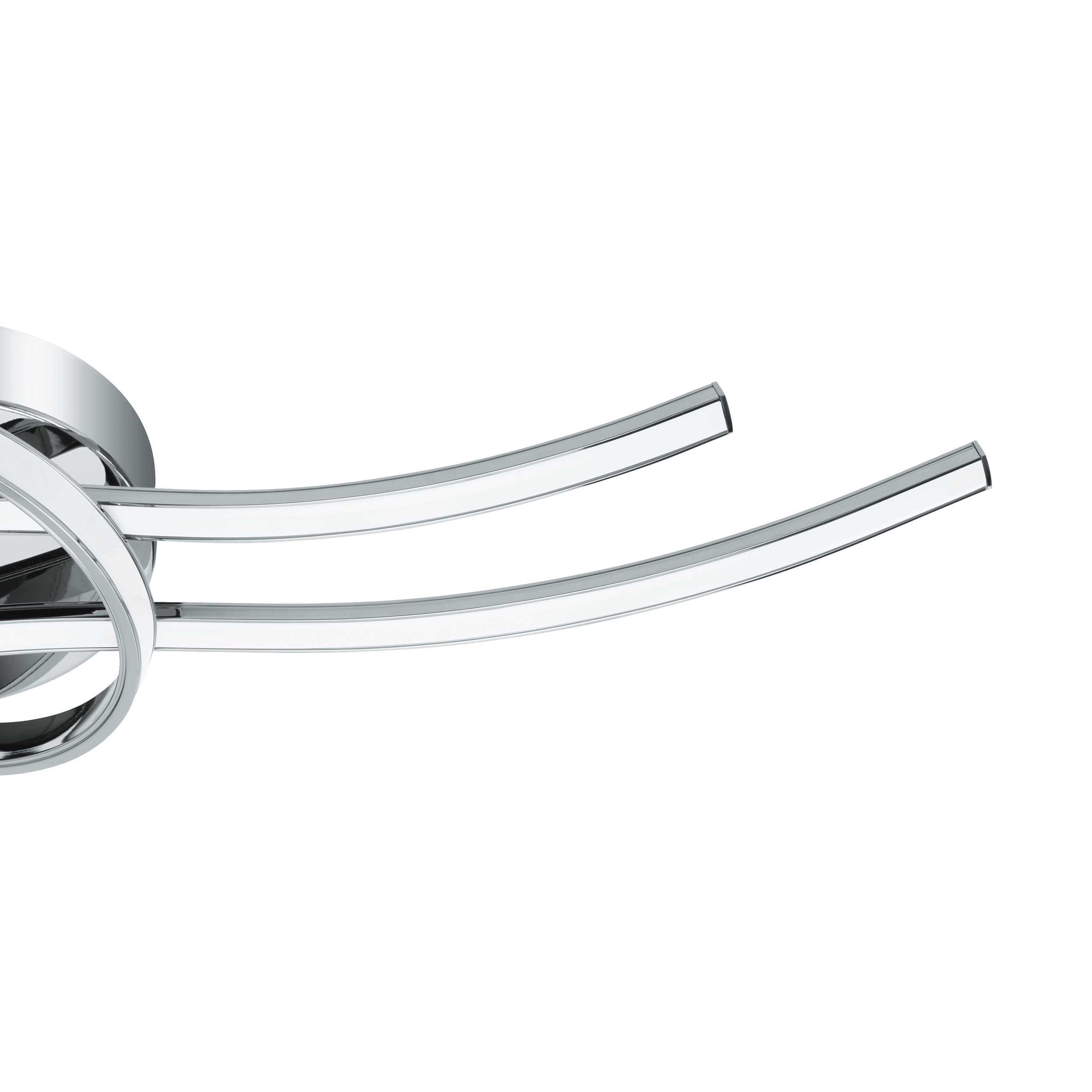 eglo selvina flush chrome led ceiling light Kitchen Lighting Close Up