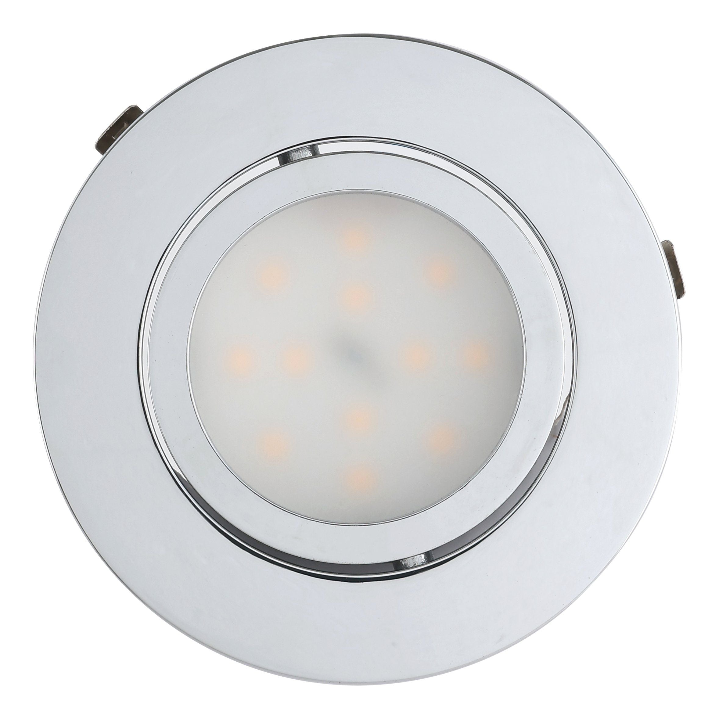 Eglo Pineda LED Chrome Recessed Downlight - 8.4cm — lifestyle setting