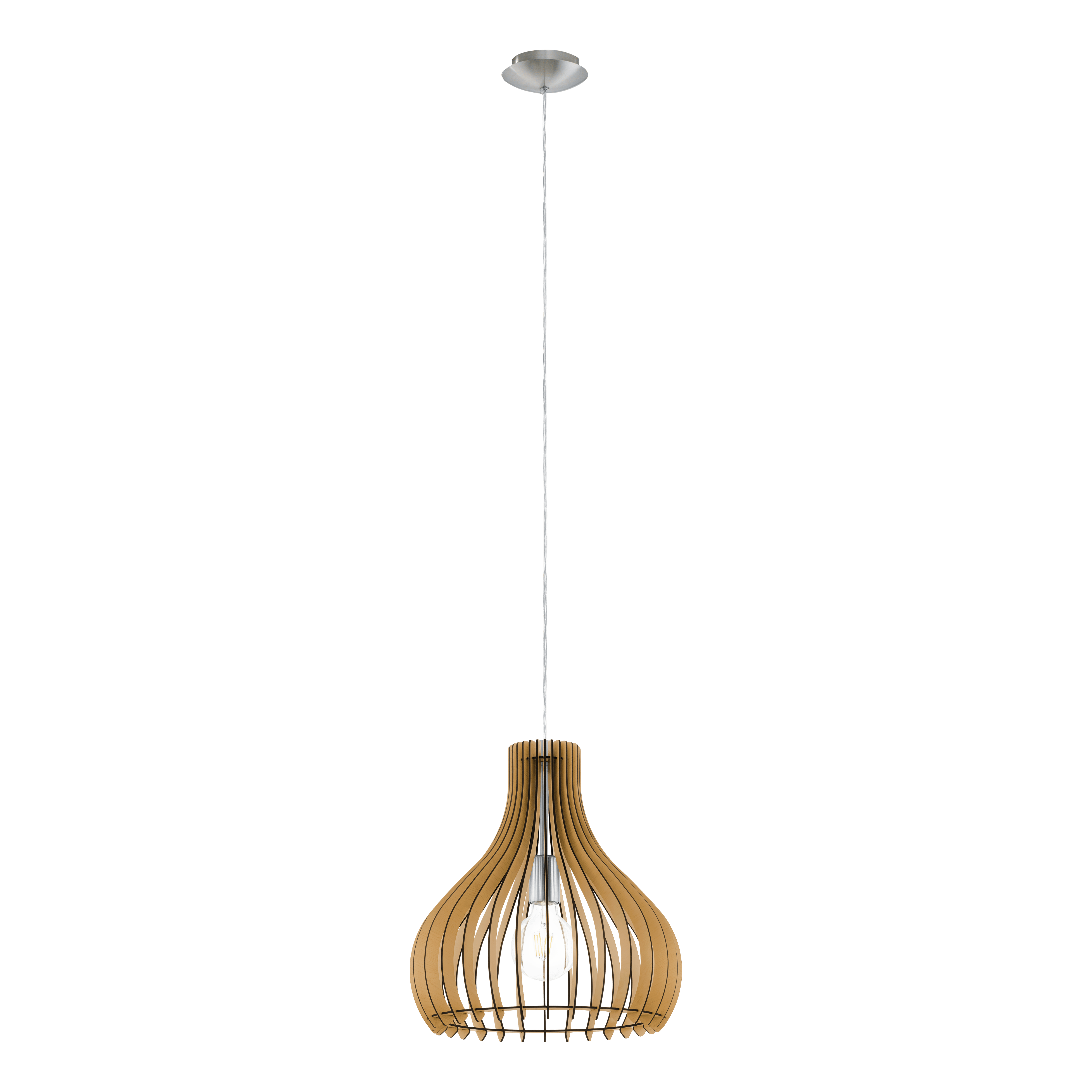 eglo tindori light wood ceiling pendant living room image