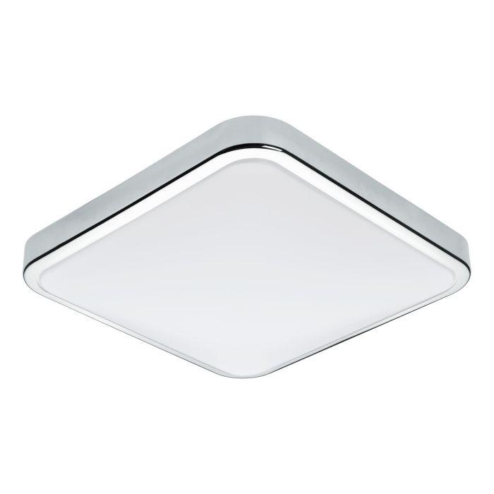eglo manilva 1 chrome ip44 flush led bathroom ceiling light living room image