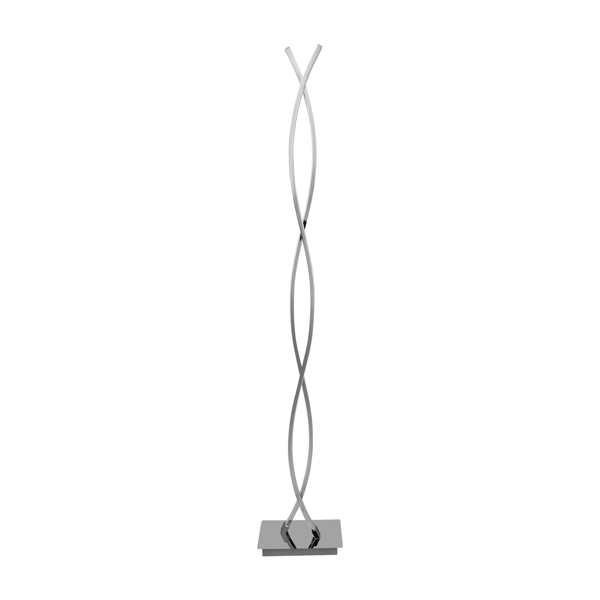 eglo lasana 2 chrome 2 light led modern floor lamp kitchen lighting 
