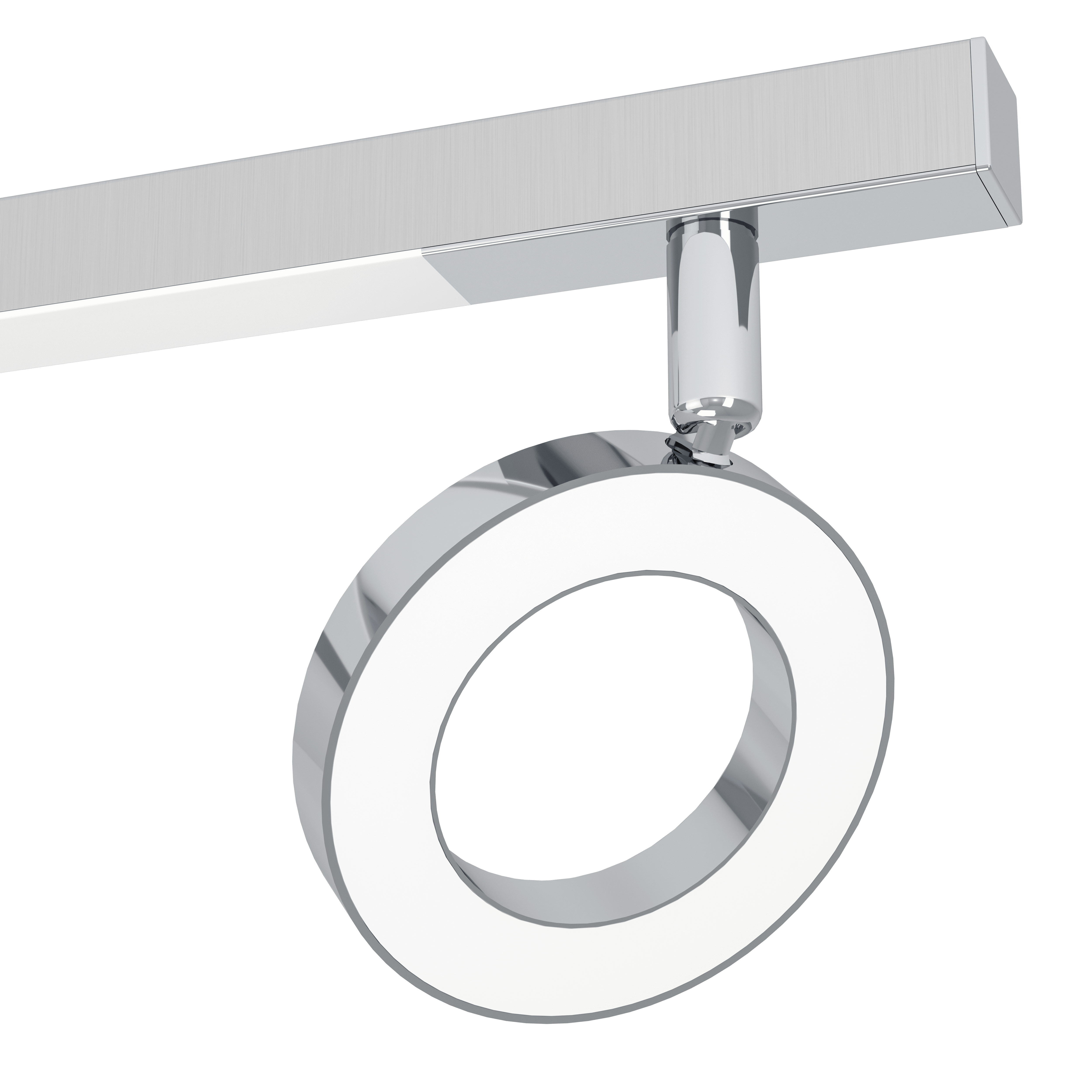 eglo cardillio 1 integrated led chrome 3 light bar spotlight Kitchen Lighting Close Up