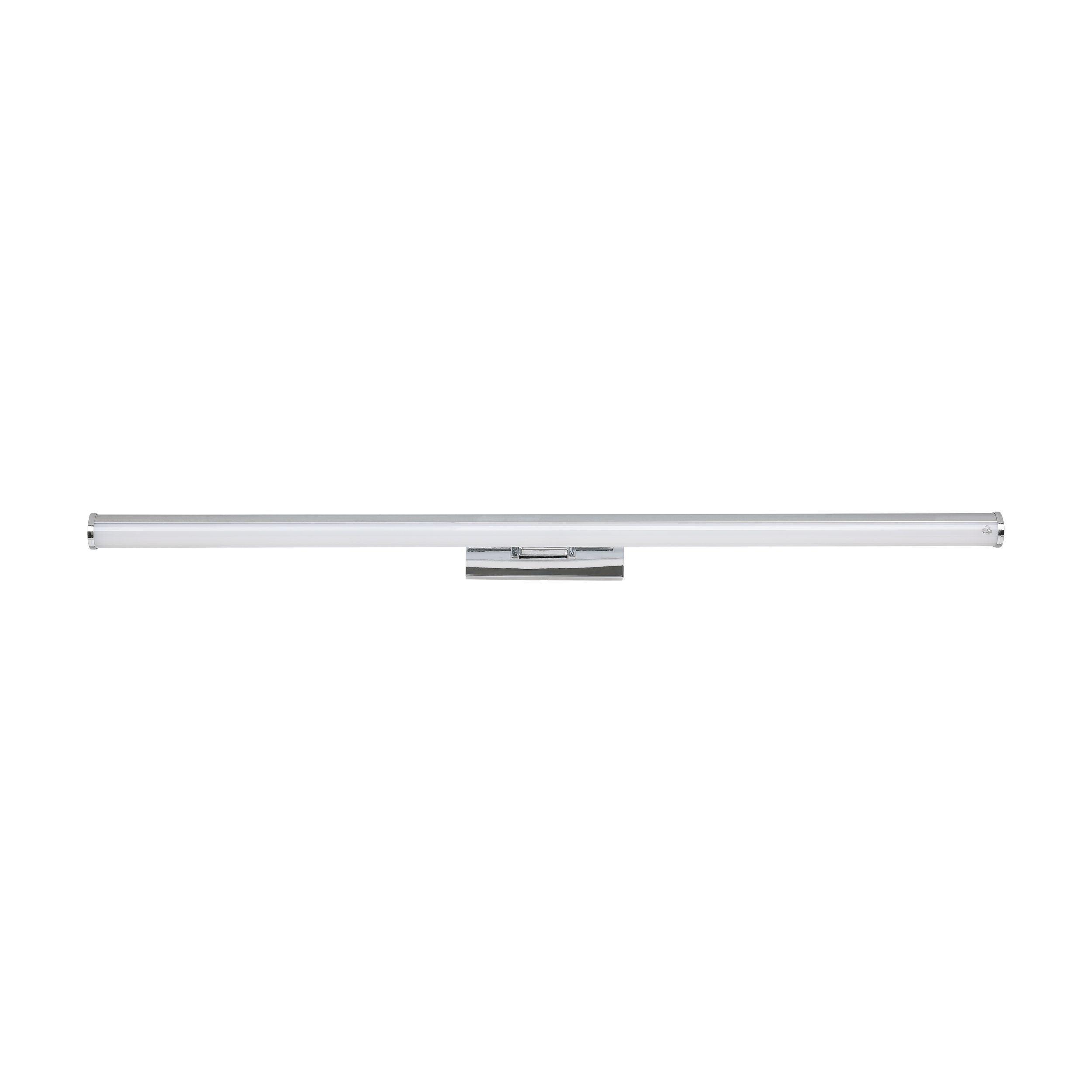 Eglo Vadumi IP44 Chrome LED Bathroom Wall light - 78cm