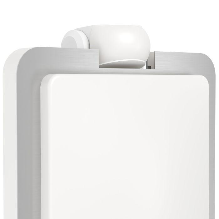 eglo mussotto ip44 flush led stainless steel outdoor wall light living room close up
