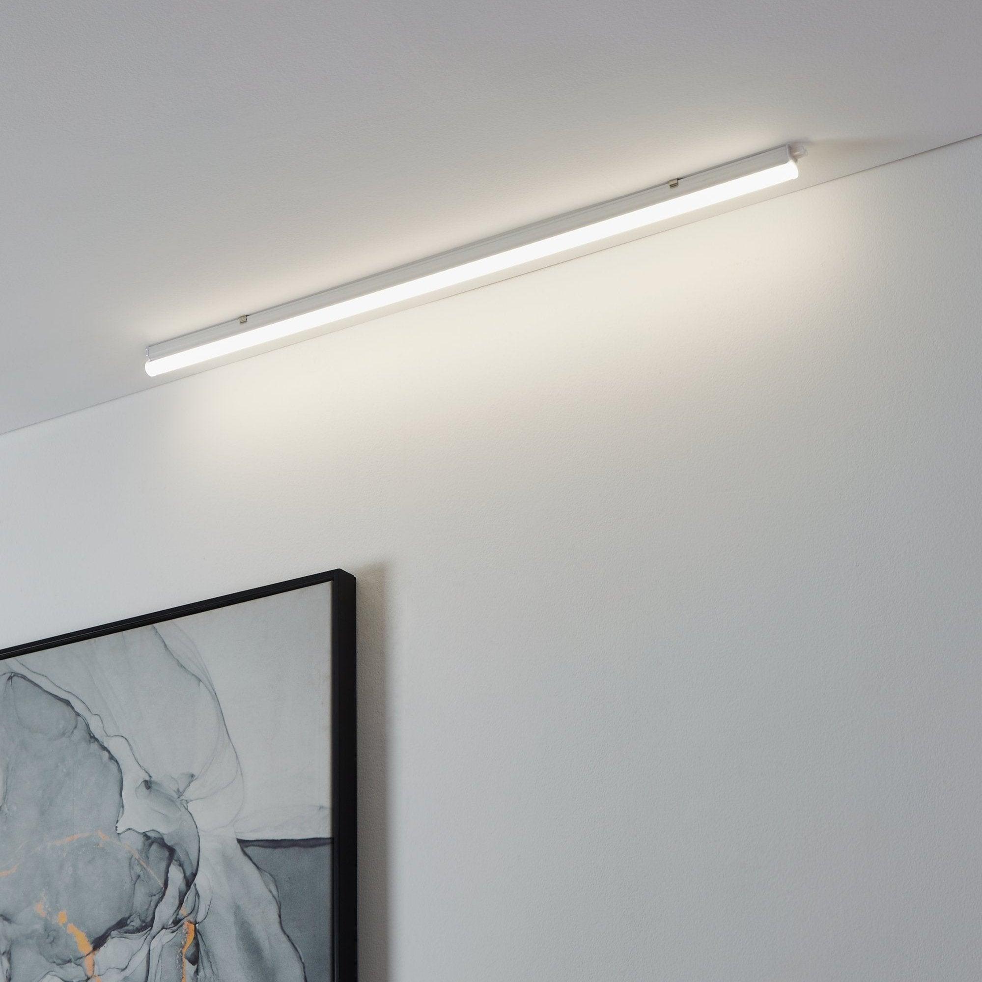 eglo dundry led under cabinet white kitchen light 87cm