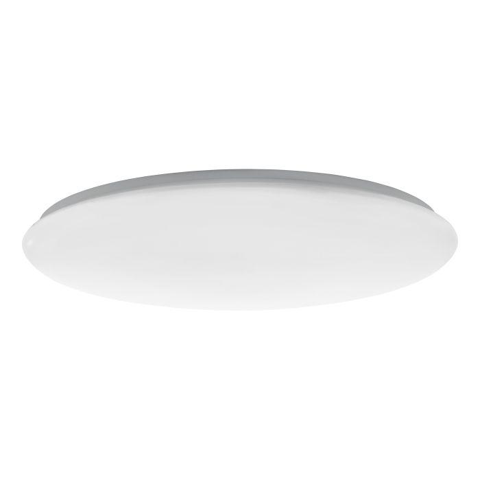 eglo giron white flush 76cm led ceiling light remote controlled kitchen lighting 