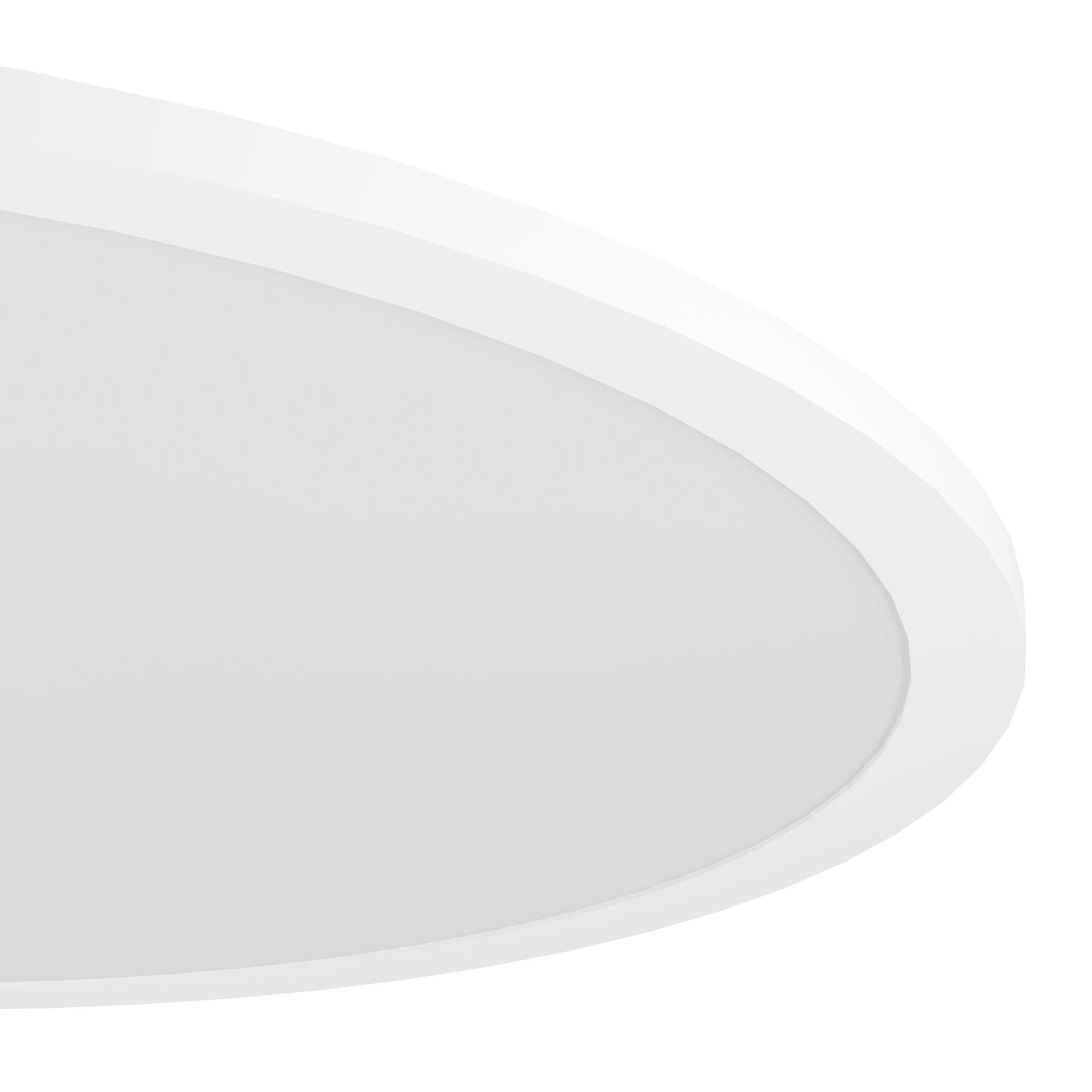 eglo sarsina large 60cm flush white led ceiling light kitchen lighting 