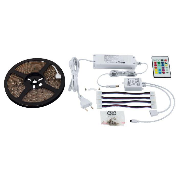 eglo led stripes flex led 2m light strip kit with remote control kitchen lighting 