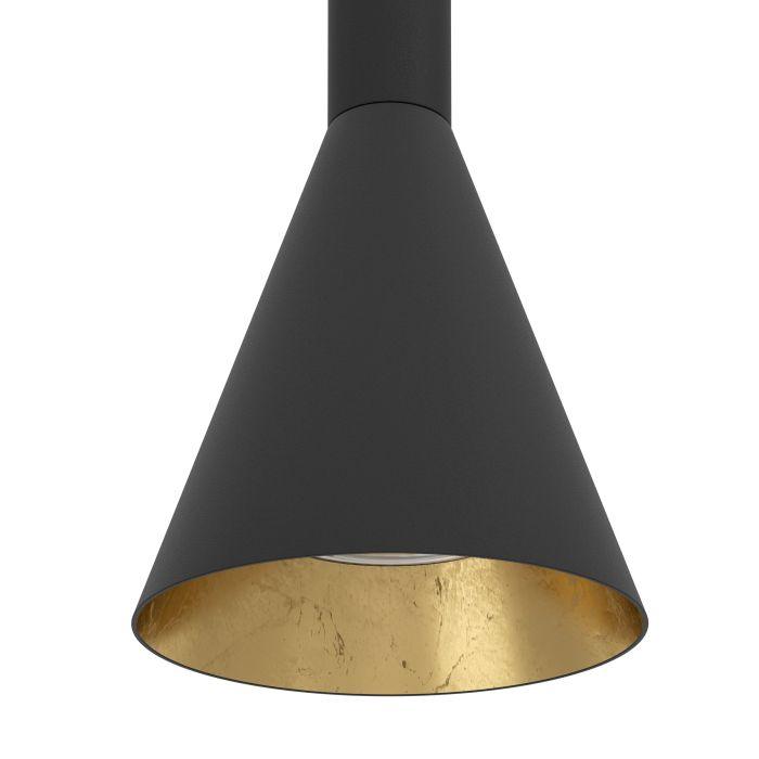 eglo cortaderas black gold ceiling pendant kitchen lighting 