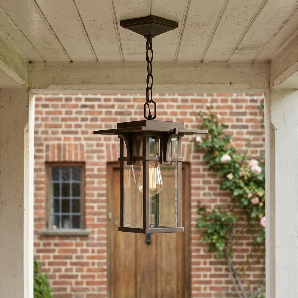 Hinkley Manhattan Oil Rubbed Bronze Outdoor Pendant Light