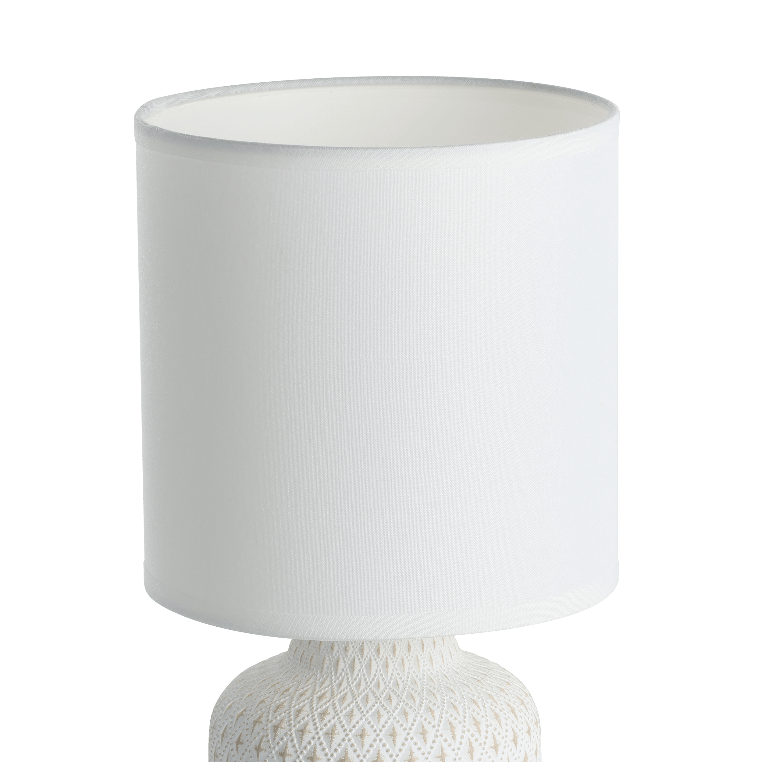 eglo bellariva white ceramic table lamp fabric shade kitchen lighting 