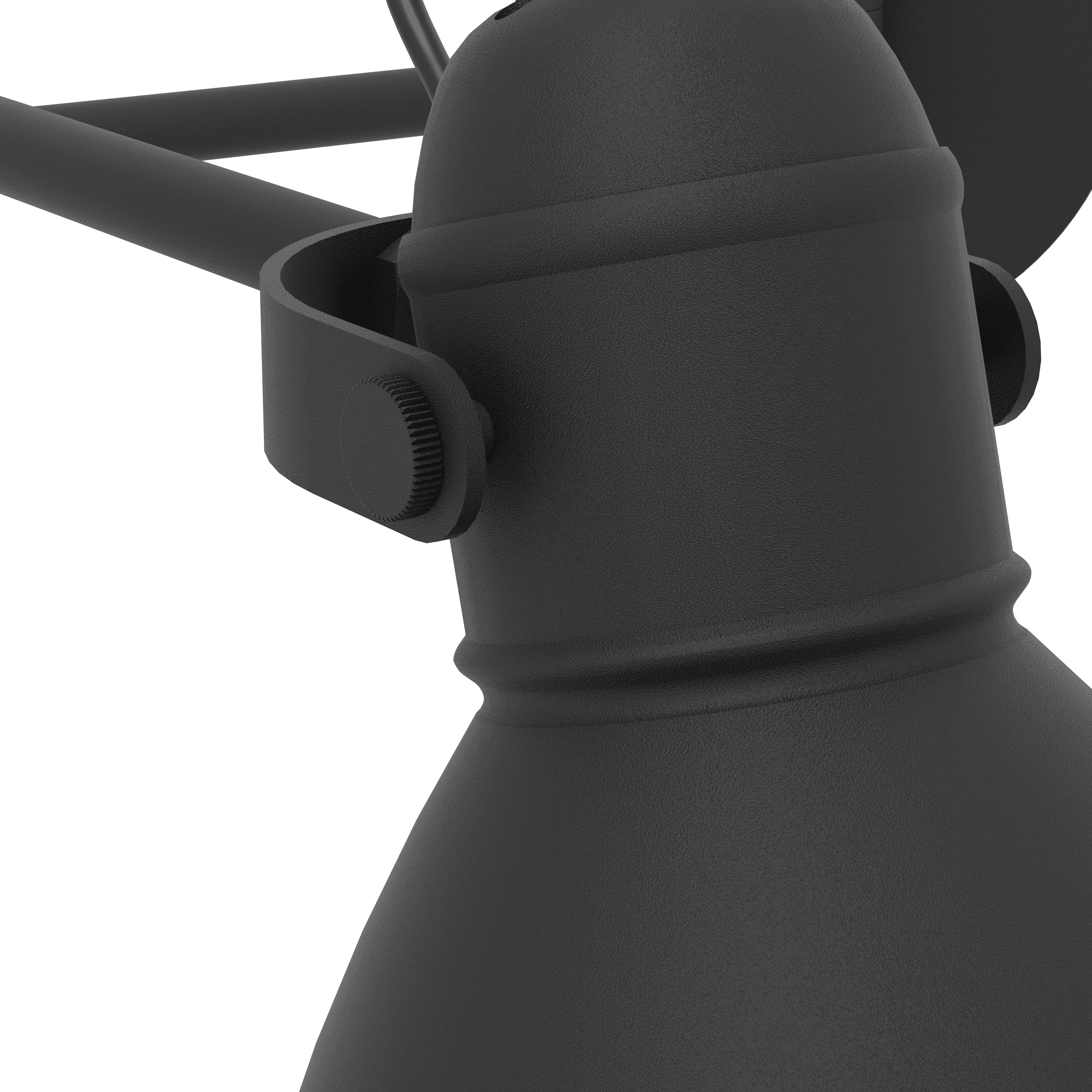 eglo san peri black swing arm wall light Kitchen Lighting Close Up