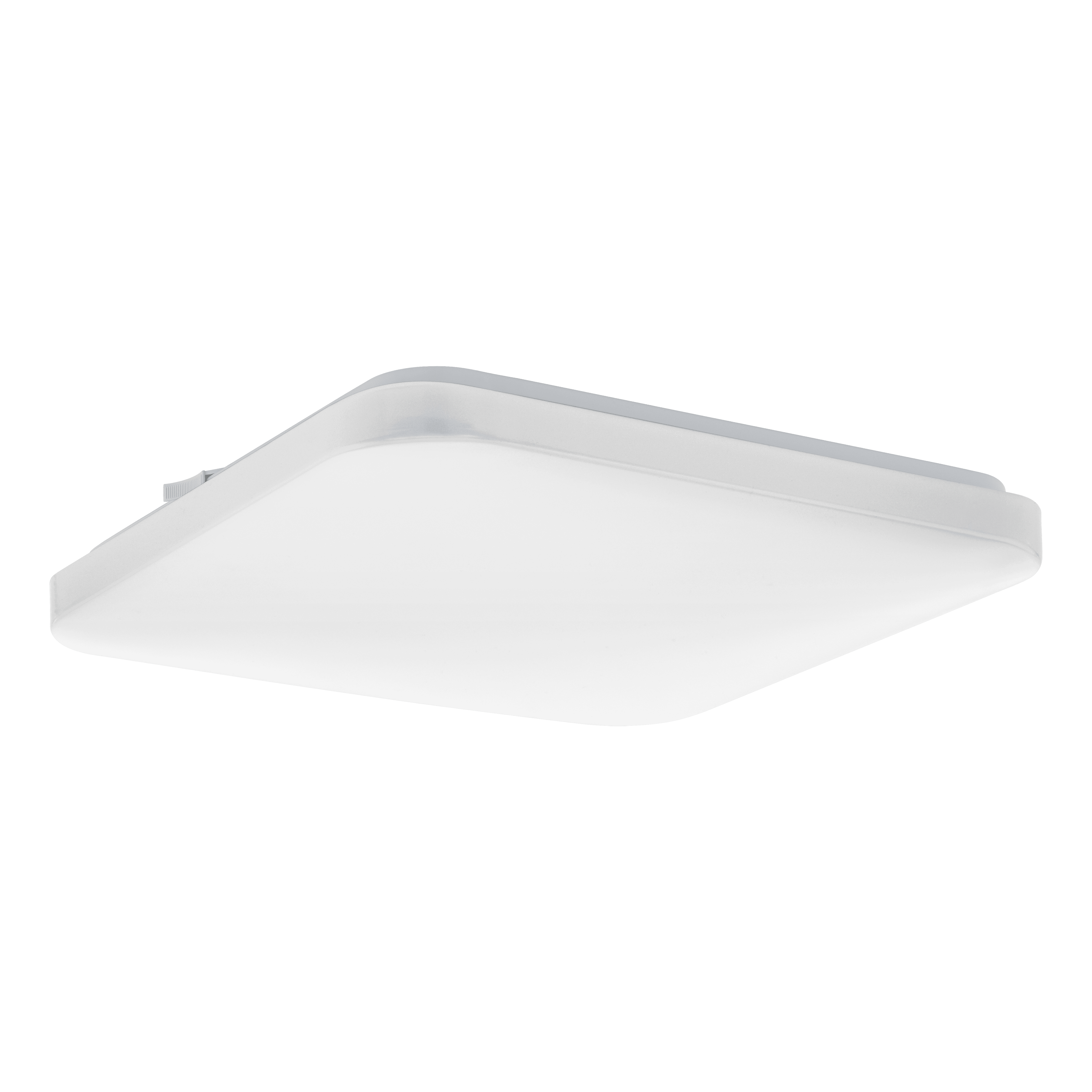 eglo frania white square led flush 33 cm living room image