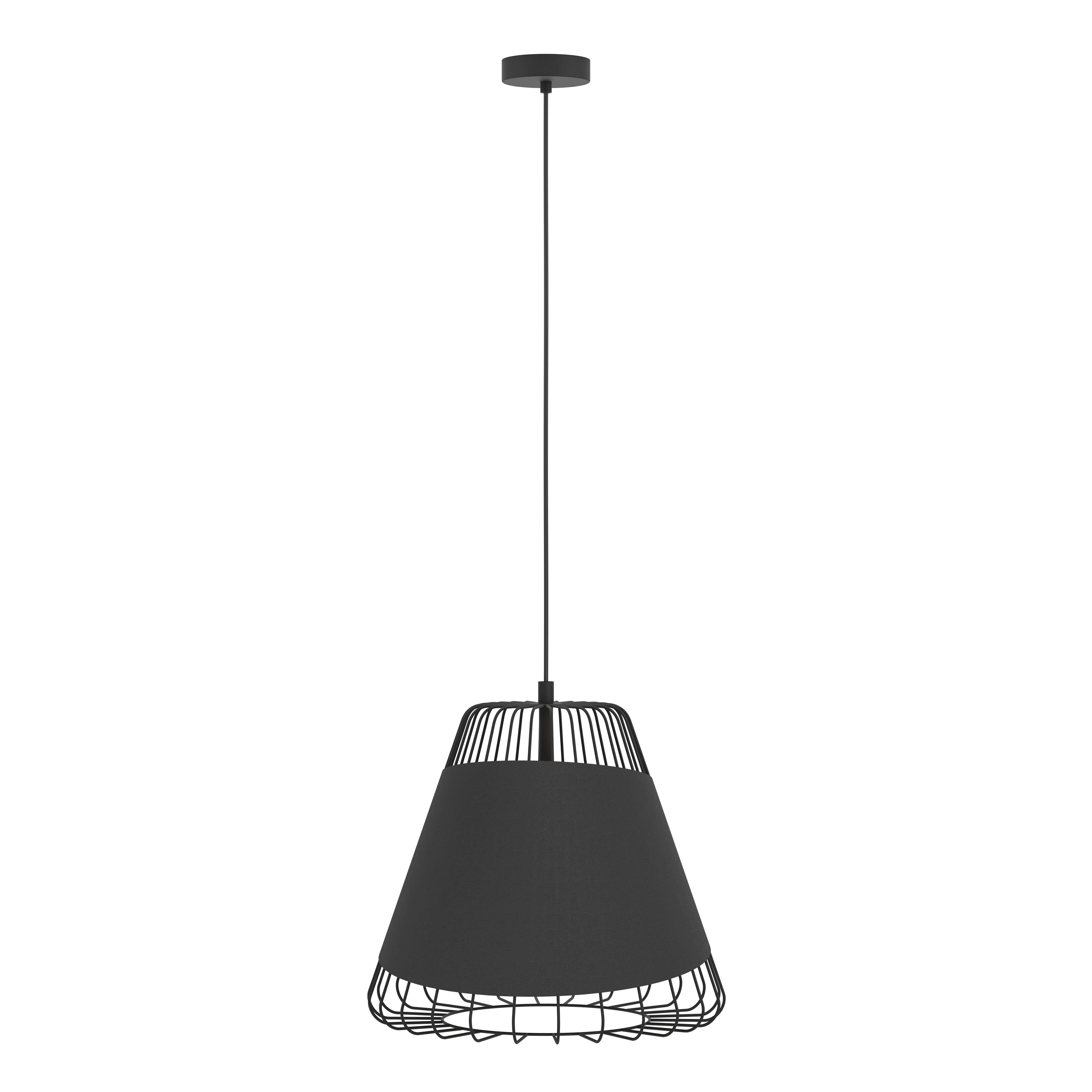 eglo austell black wire framed ceiling pendant 43cm kitchen lighting 