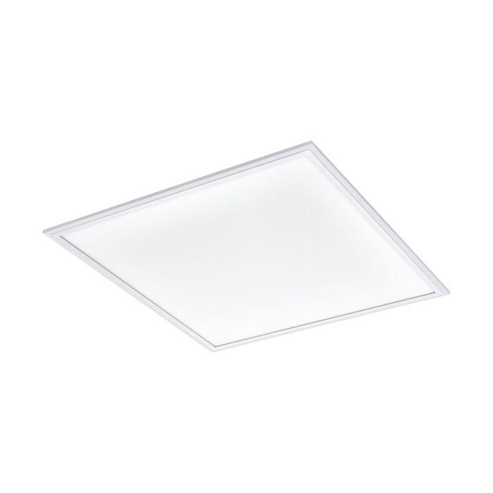 eglo salobrena a led square 60cm panel flush ceiling light living room image