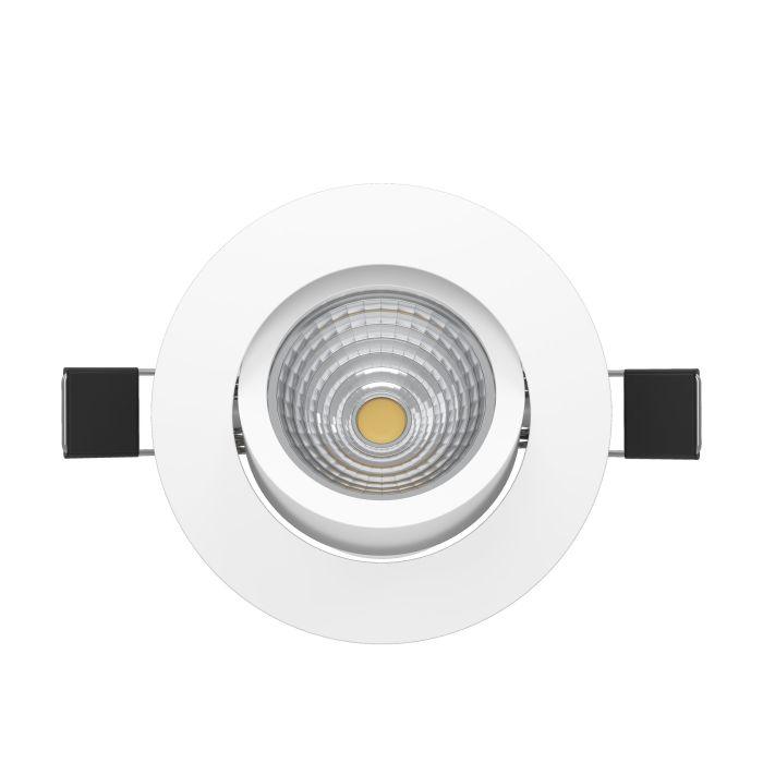 eglo saliceto led round recessed downlight Hallway Lighting Close up