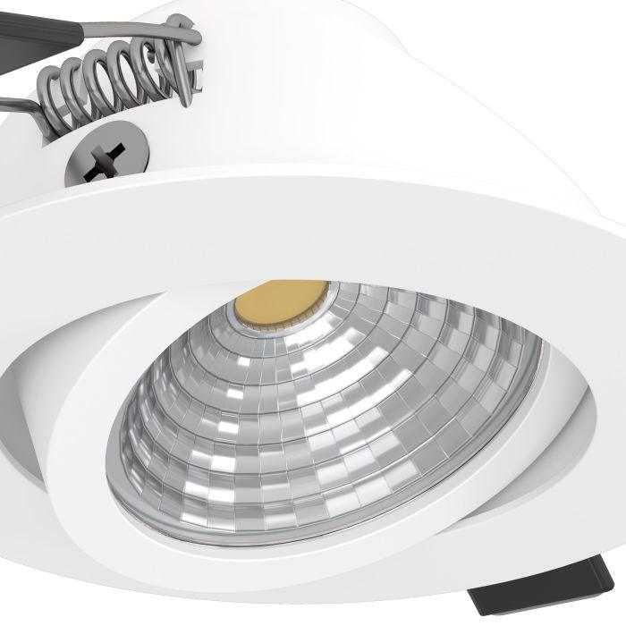 eglo saliceto led round recessed downlight Kitchen Lighting Close Up
