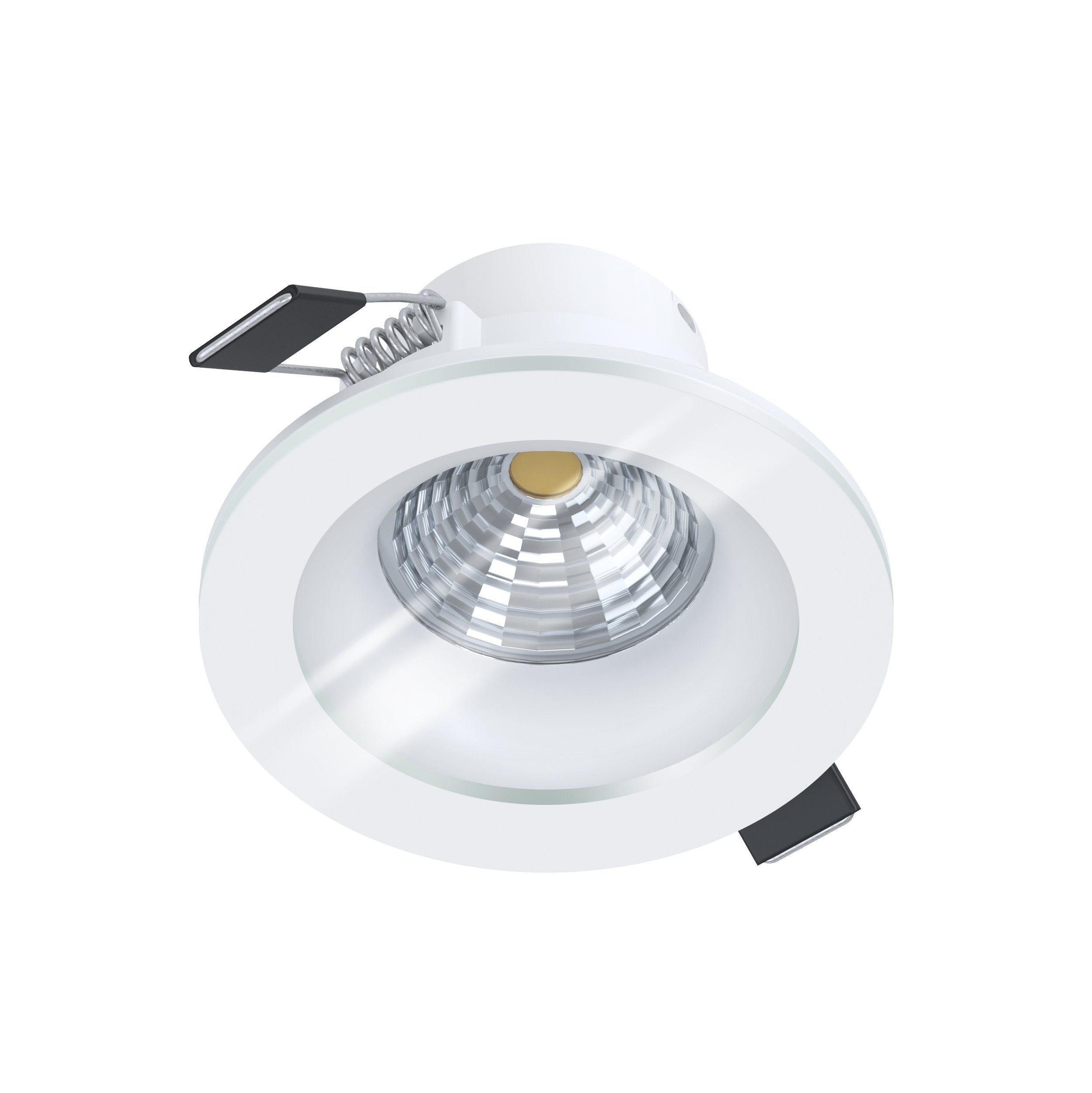Eglo Salabate LED White Recessed Downlight - Cool White — additional angle