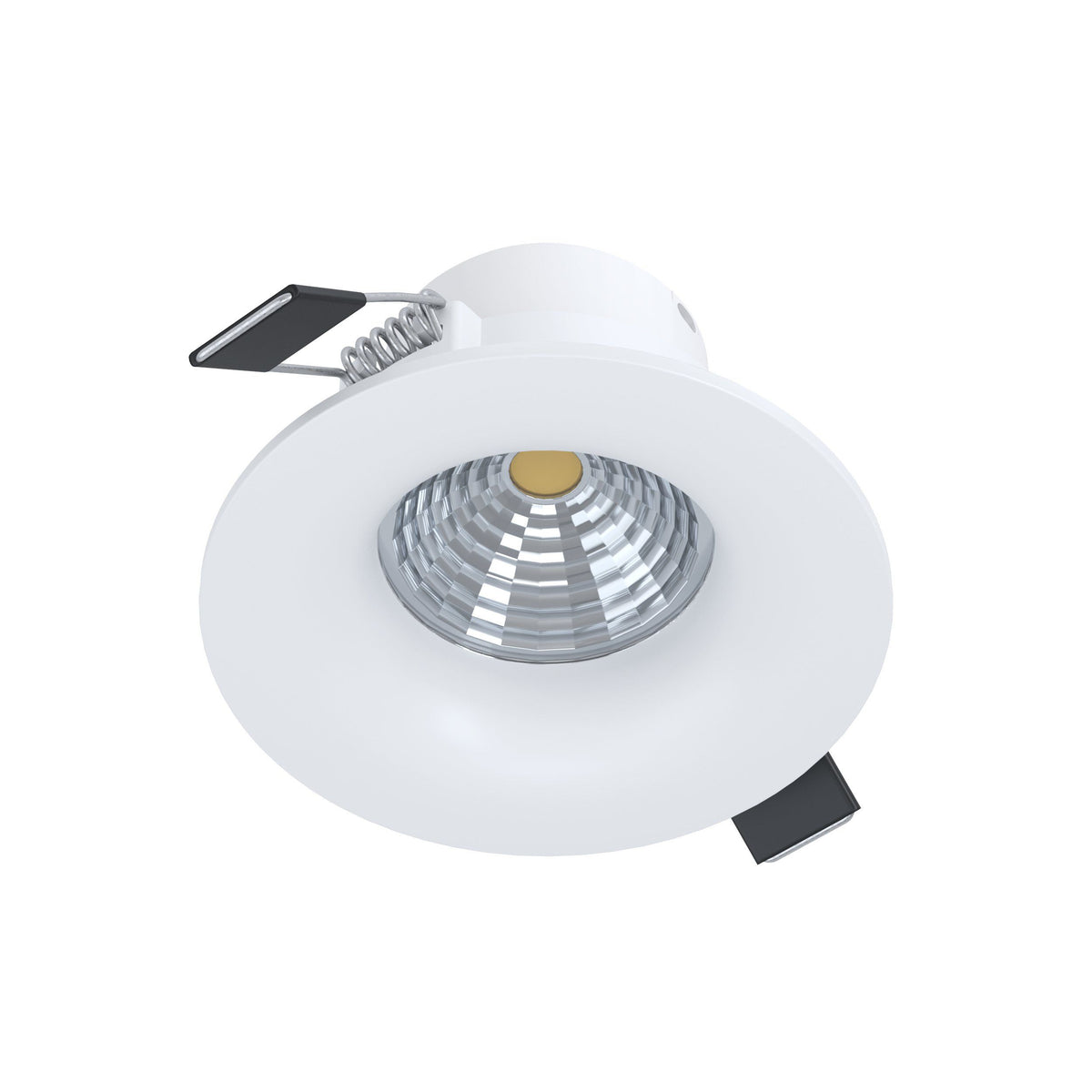 Eglo Saliceto LED White Recessed Downlight — side profile