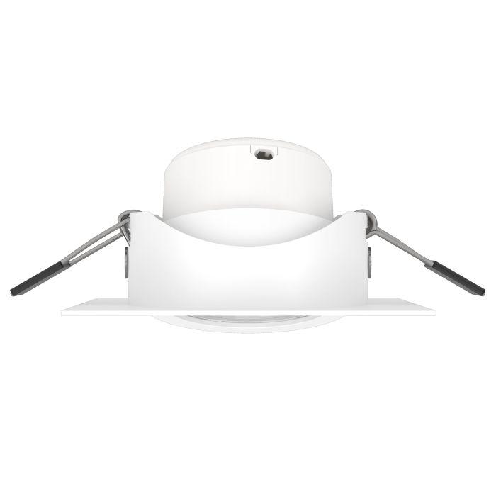 eglo saliceto led square recessed downlight cool white Kitchen Lighting Close Up