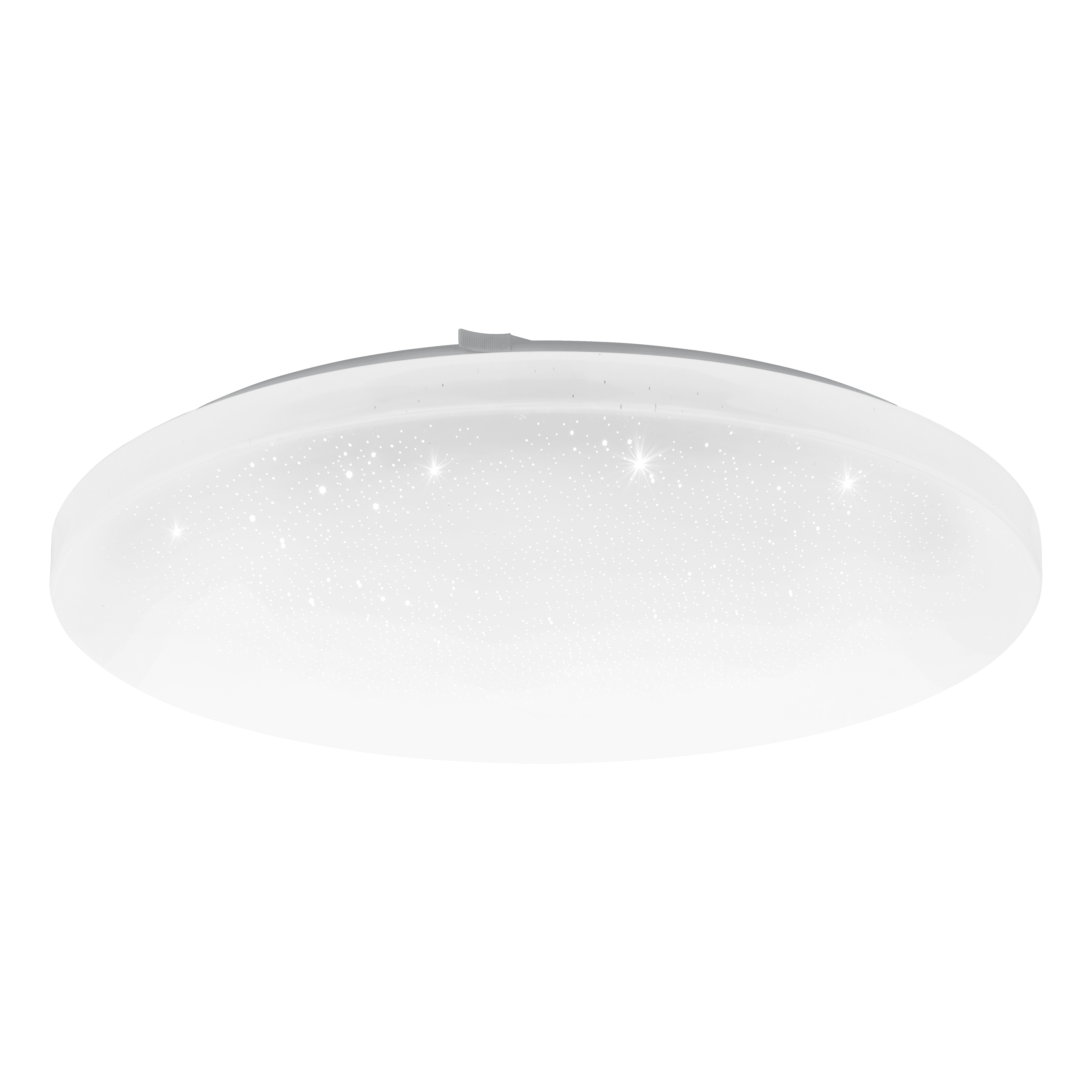 eglo frania a round white led flush ceiling light living room image
