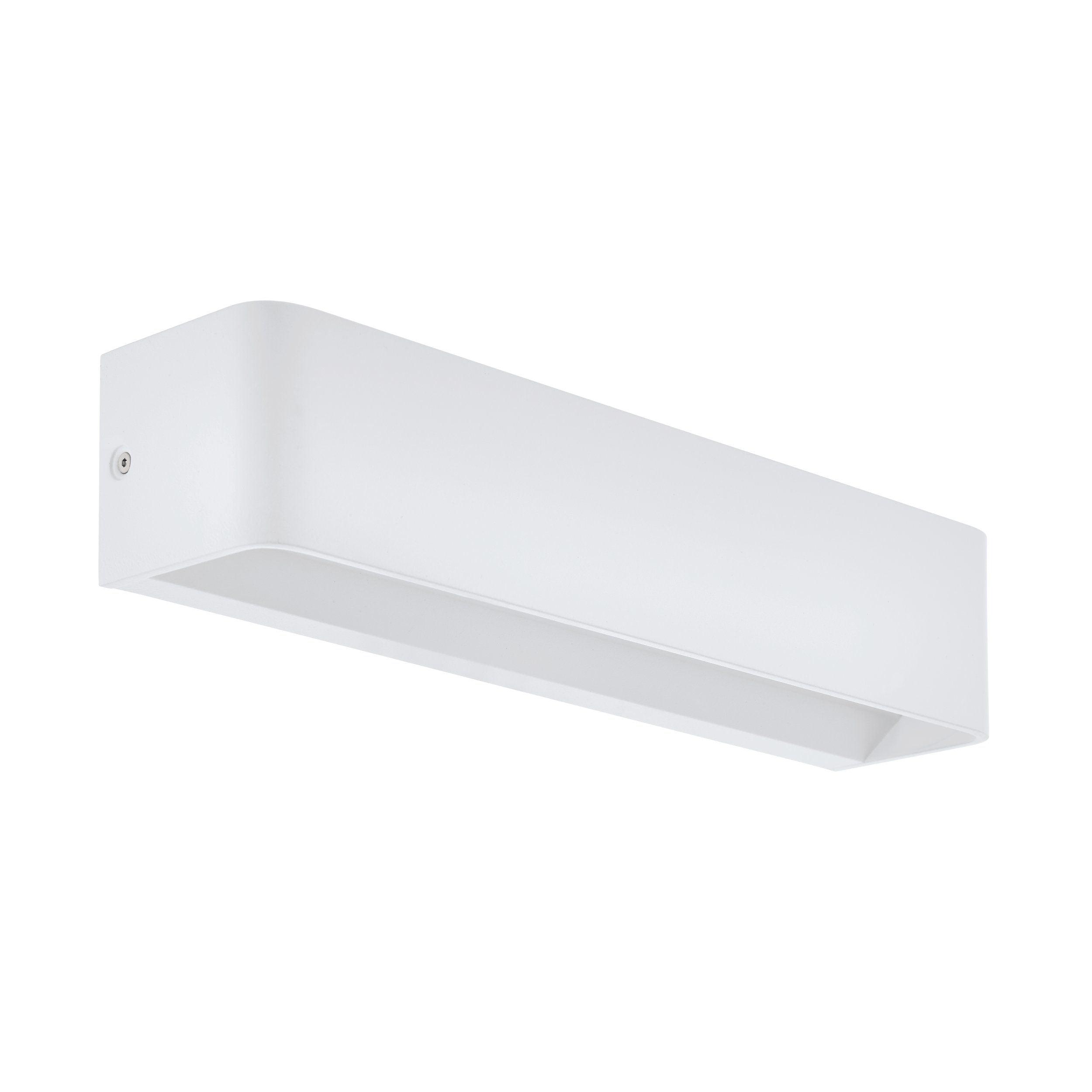 eglo sania 4 white modern led wall light living room image