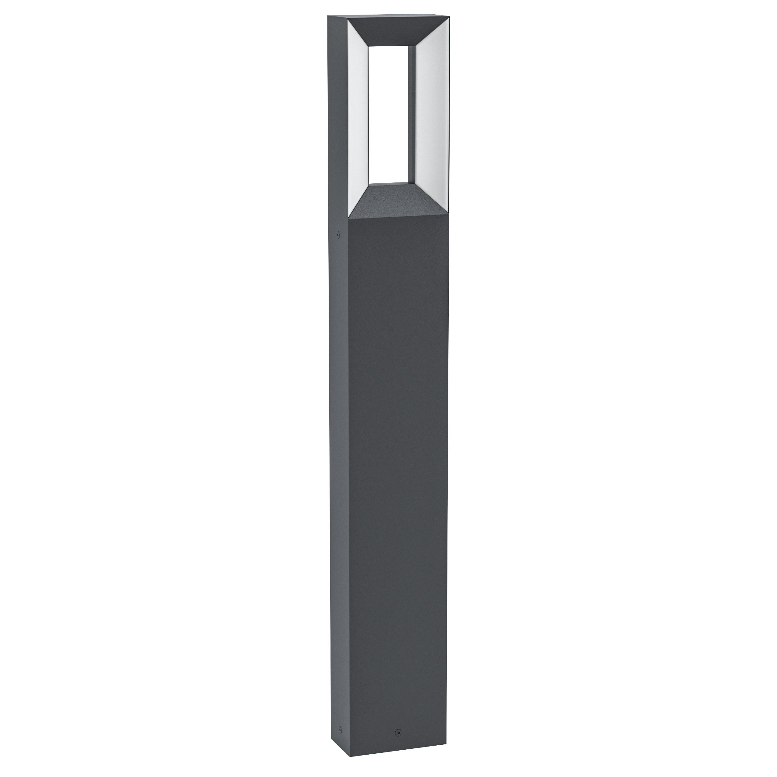 Eglo Riforano IP44 Black Linear LED Bollard Outdoor Light
