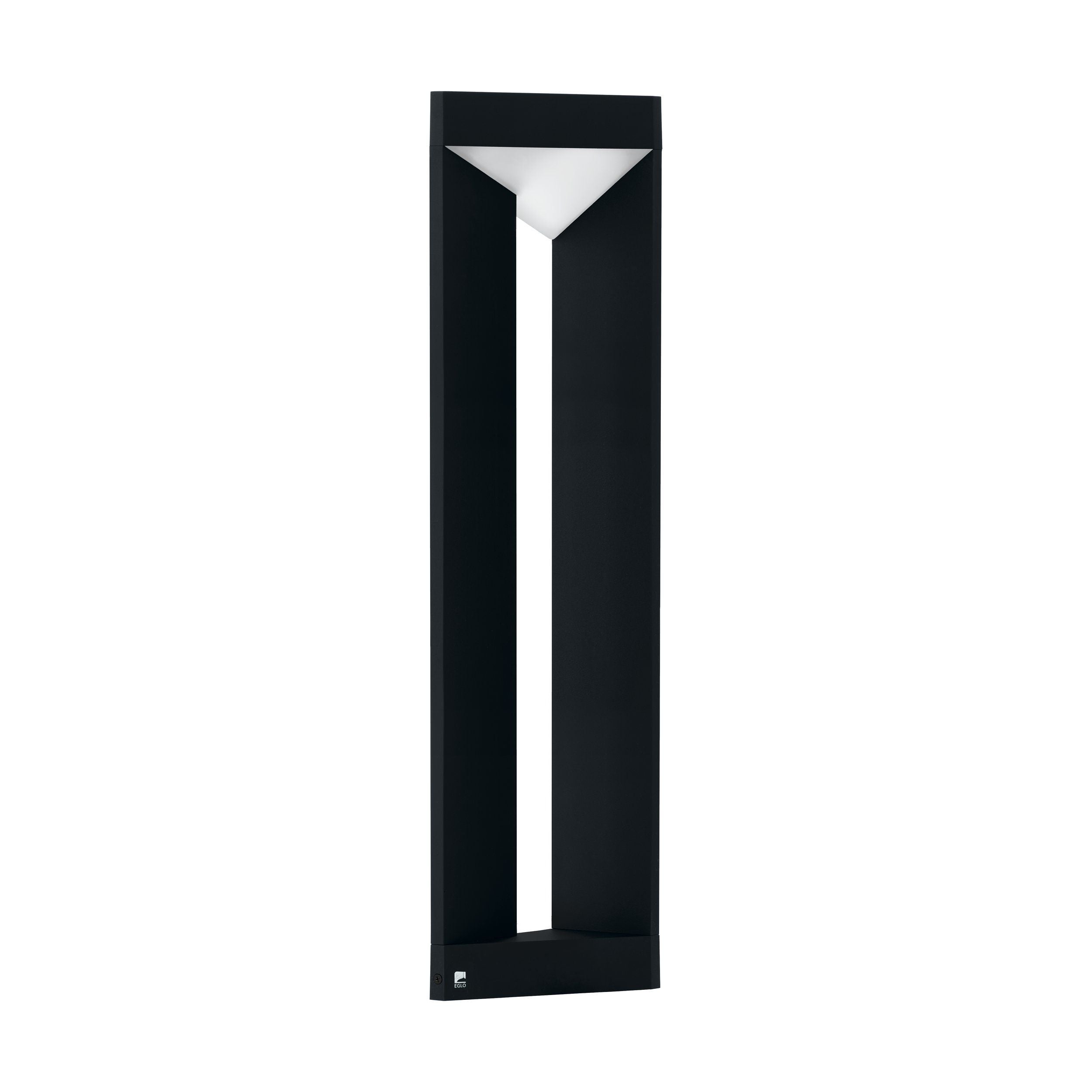 Eglo Nembro IP54 Black Linear LED Bollard Pathway Light