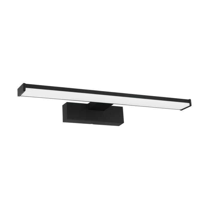 eglo pandella 1 ip44 black led bathroom wall mirror light 40cm living room close up